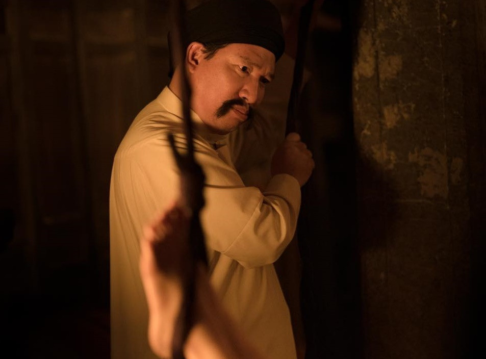 Cảnh nóng được khai thác nhiều trong nửa đầu phim. Ảnh: ĐPCC.