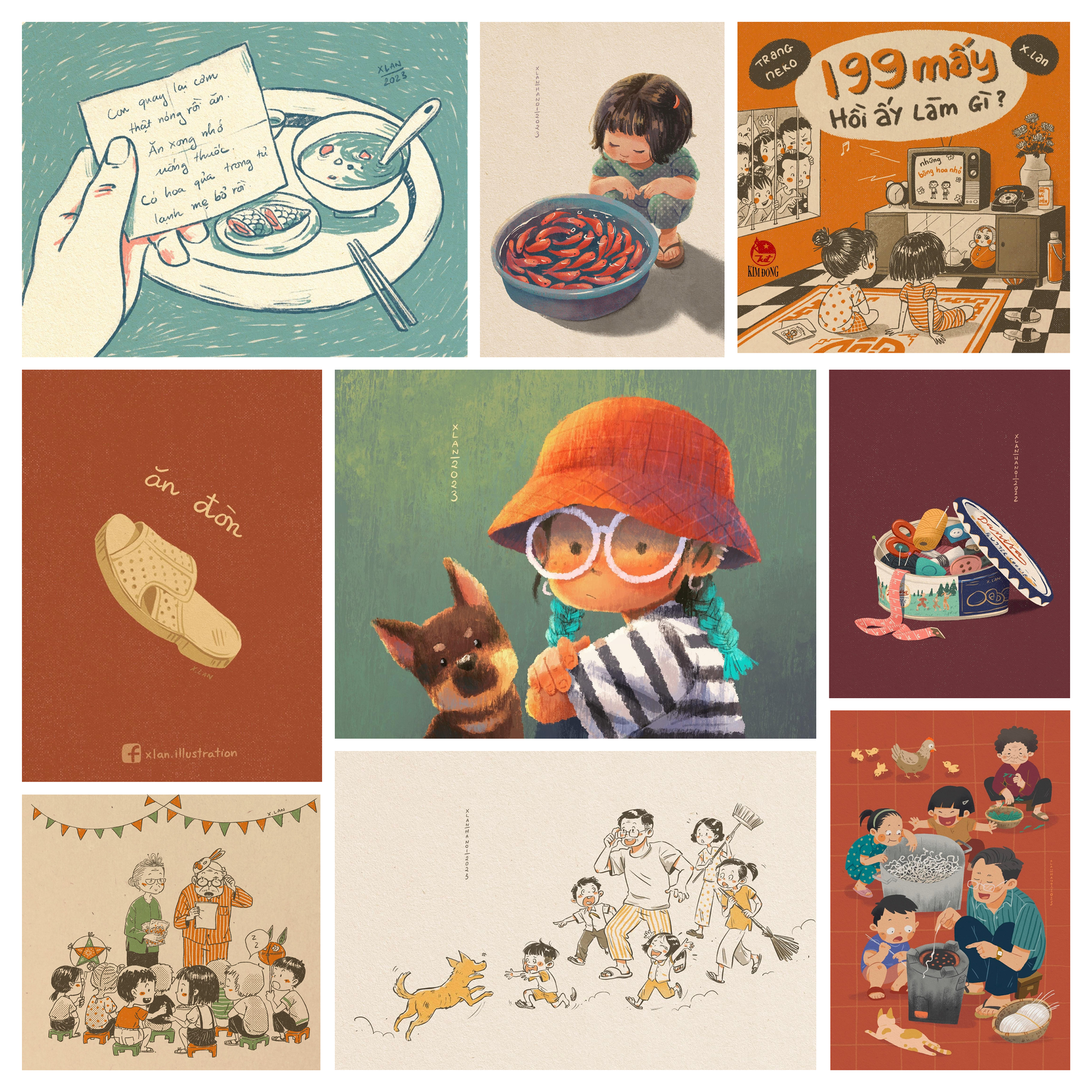 Những bức tranh mang đậm phong cách X.Lan.