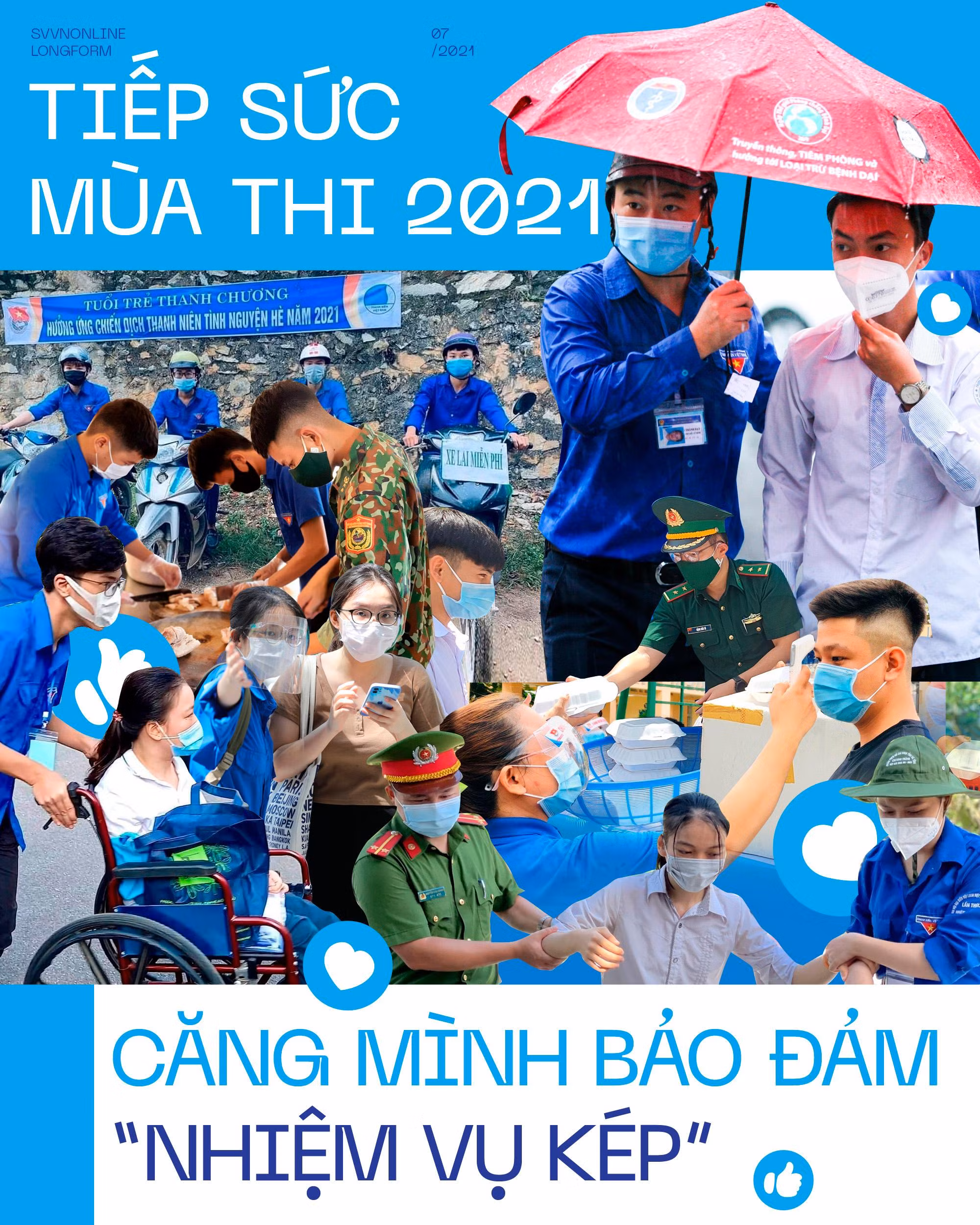 "Tiếp sức mùa thi" 2021: Căng mình bảo đảm “nhiệm vụ kép”