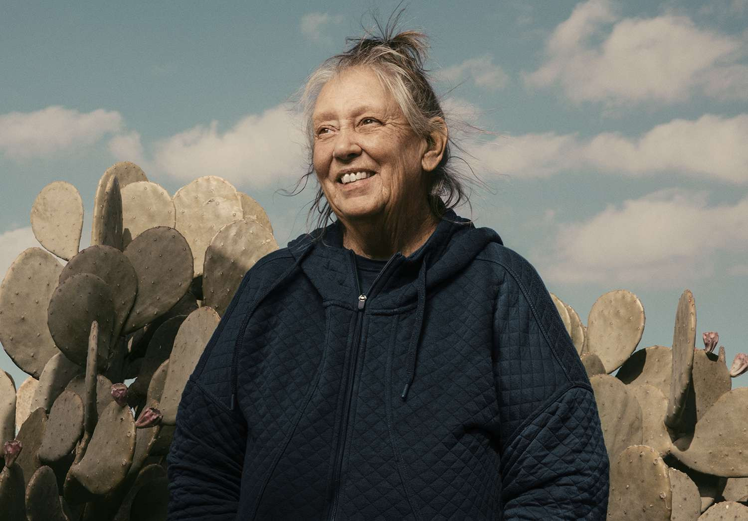 Bức chân dung cuối cùng của Shelley Duvall nhân dịp bà trở lại với diễn xuất vào năm 2022. Ảnh: Eric Ryan Anderson.