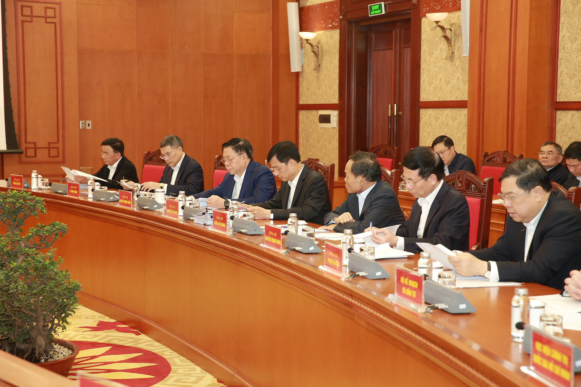 Tổng Bí thư Tô Lâm chủ trì Phiên họp thứ nhất Ban Chỉ đạo Trung ương về đột phá phát triển khoa học, công nghệ, đổi mới sáng tạo và chuyển đổi số. Ảnh: Hoàng Phong.