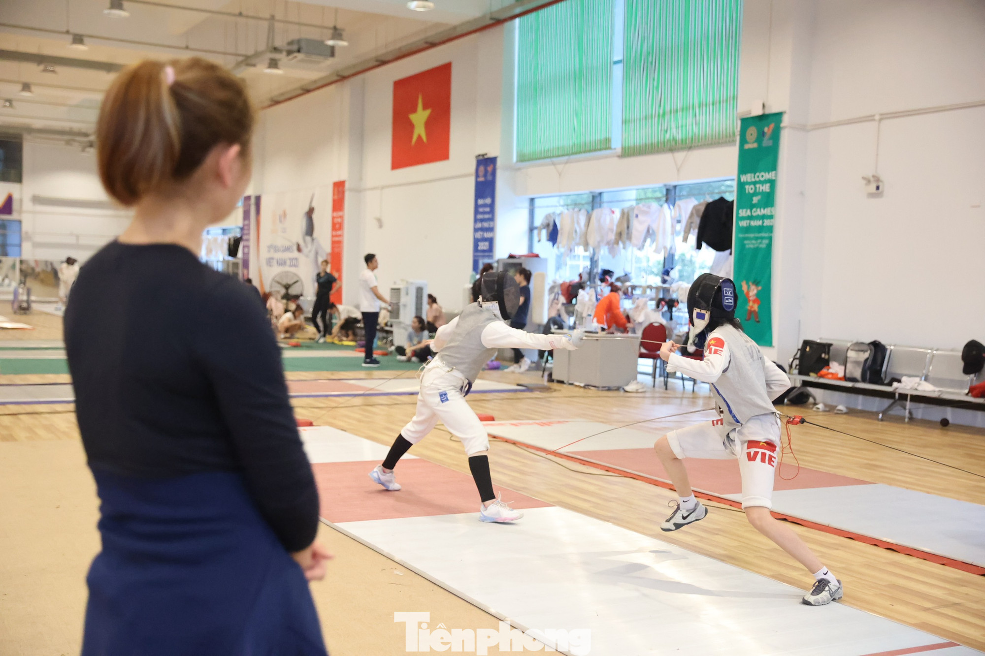 Tại SEA Games 32, lực lượng nòng cốt vẫn là những kiếm thủ kỳ cựu, như Vũ Thành An, Nguyễn Văn Quyết, Nguyễn Minh Quang, Phạm Quốc Tài, Bùi Thị Thu Hà... Tại SEA Games 32, lực lượng nòng cốt vẫn là những kiếm thủ kỳ cựu, như Vũ Thành An, Nguyễn Văn Quyết, Nguyễn Minh Quang, Phạm Quốc Tài, Bùi Thị Thu Hà...