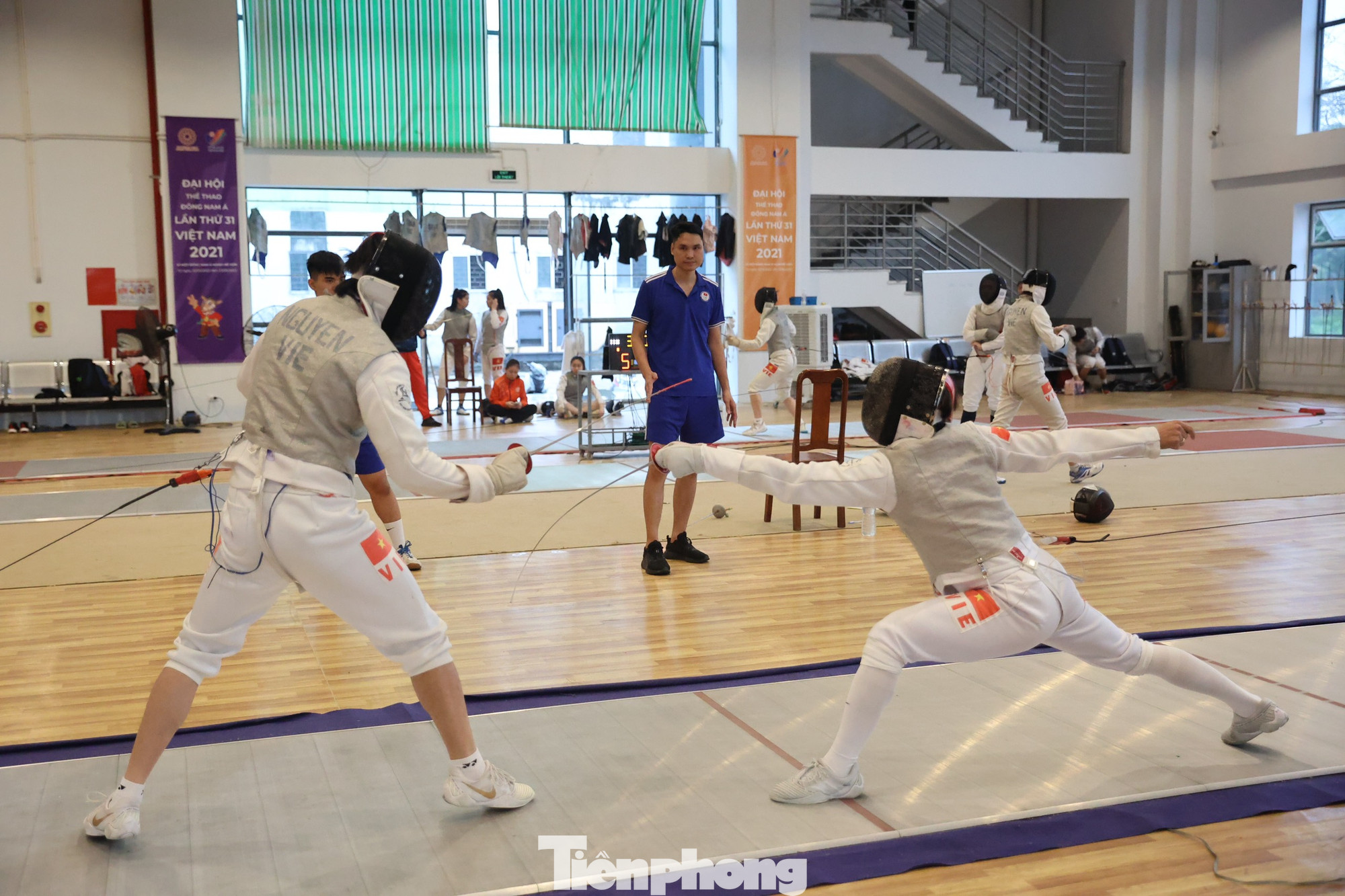 Tại SEA Games 31, tuyển kiếm giành 5 HCV, 1 HCB và 5 HCĐ, đứng nhất toàn đoàn. Tại SEA Games 31, tuyển kiếm giành 5 HCV, 1 HCB và 5 HCĐ, đứng nhất toàn đoàn.