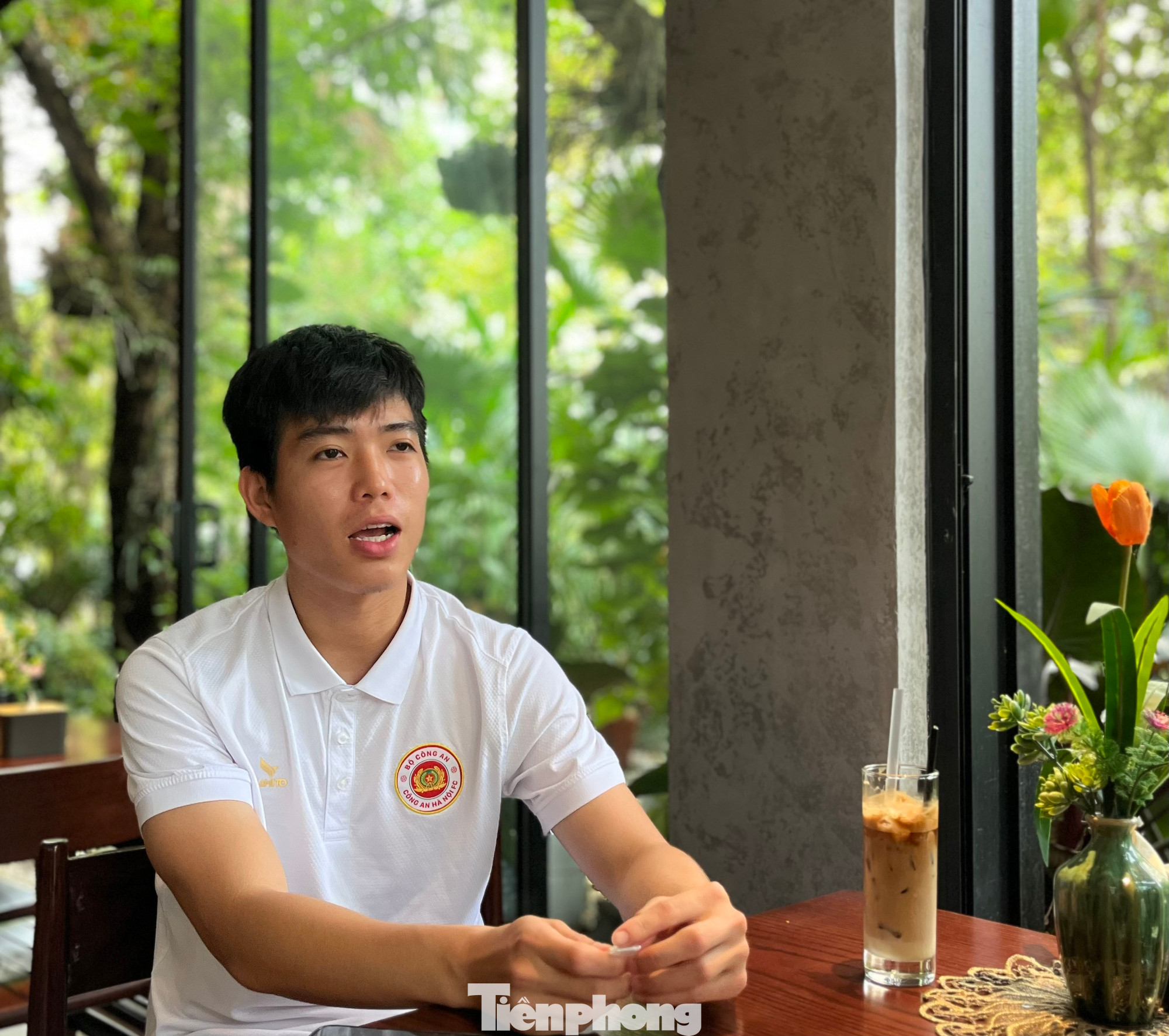 Những khoảnh khắc vui vẻ của Quang Thịnh, người luôn lạc quan trước mọi hoàn cảnh. (Ảnh: Minh Lý)