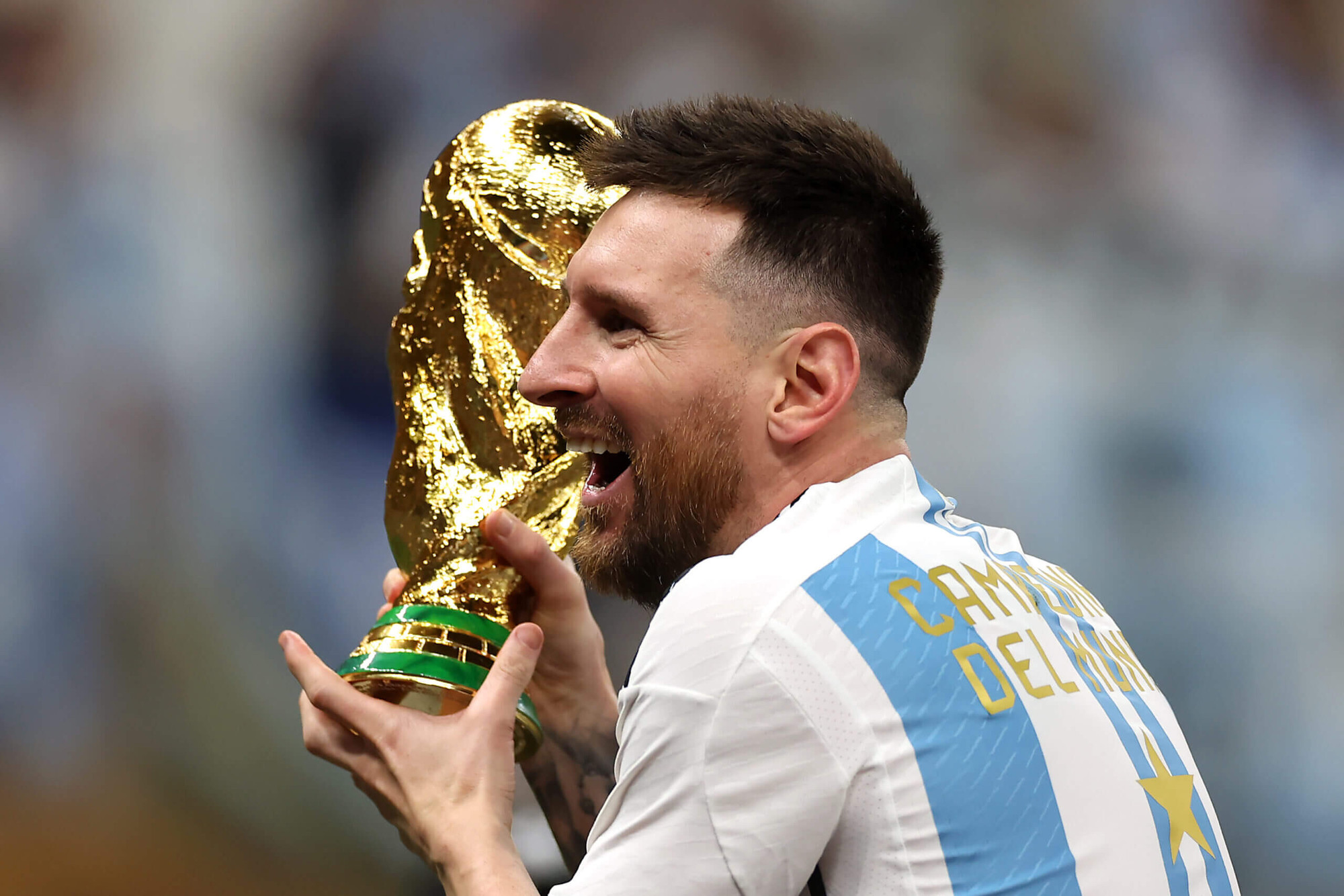Messi đã theo đuổi chiếc Cúp vàng World Cup suốt cả sự nghiệp. (Ảnh: Getty Images)