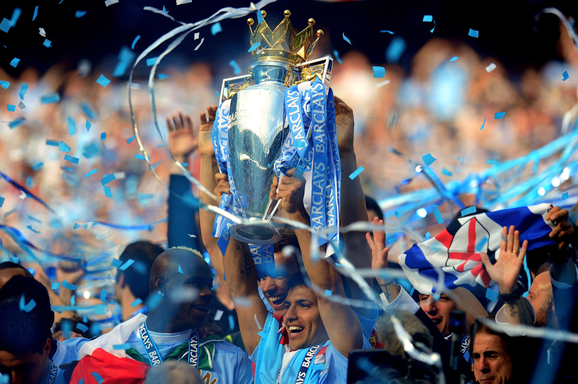 Man City vô địch Anh năm 2011, bắt đầu kỷ nguyên huy hoàng kéo dài đến tận ngày nay. (Ảnh: Getty Images)