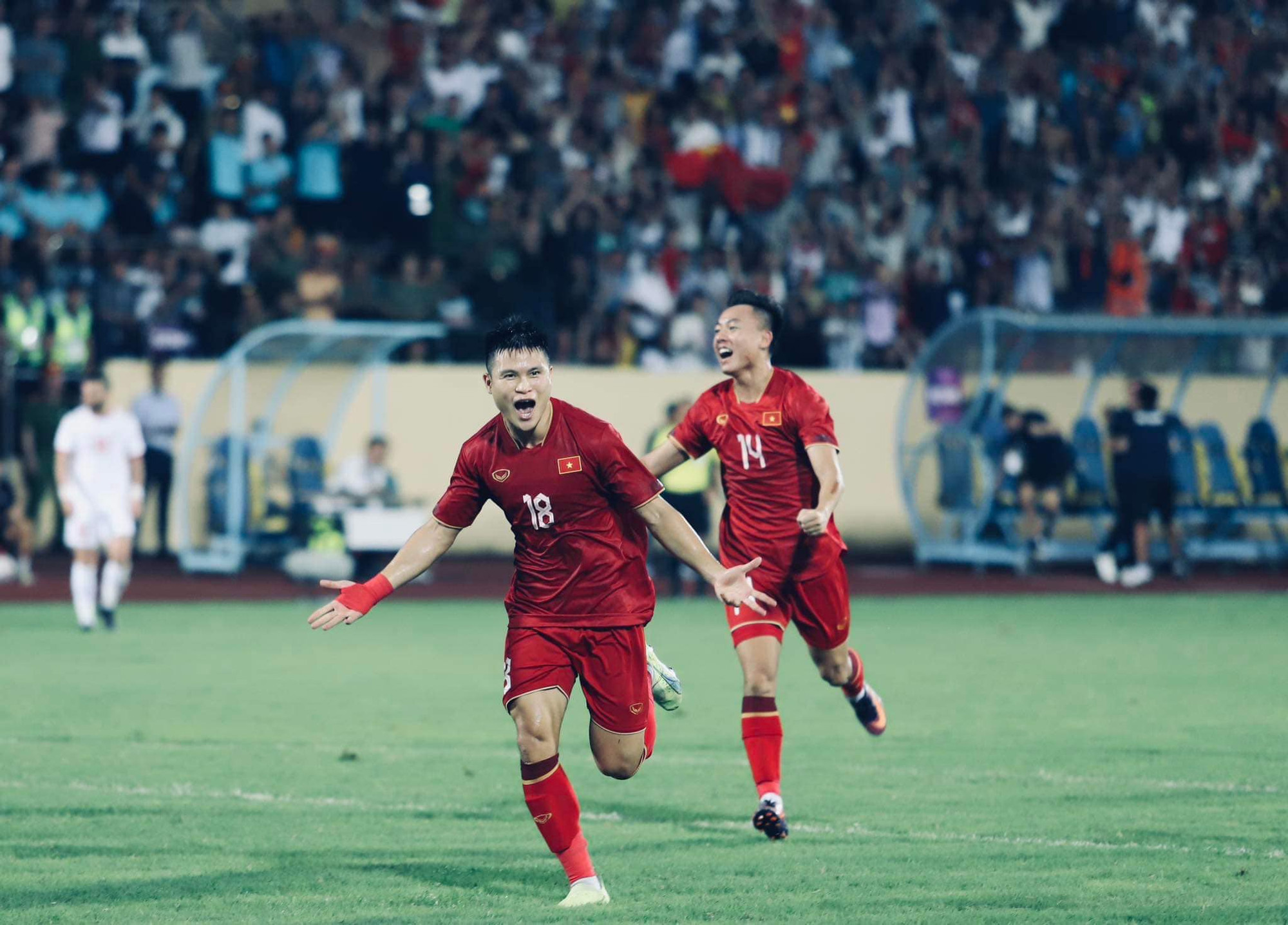 Với 2 bàn vào lưới Syria và Palestine, Tuấn Hải là cầu thủ ghi nhiều bàn thắng nhất cho ĐT Việt Nam dưới thời HLV Philippe Troussier. (Ảnh: Hà Nội FC)