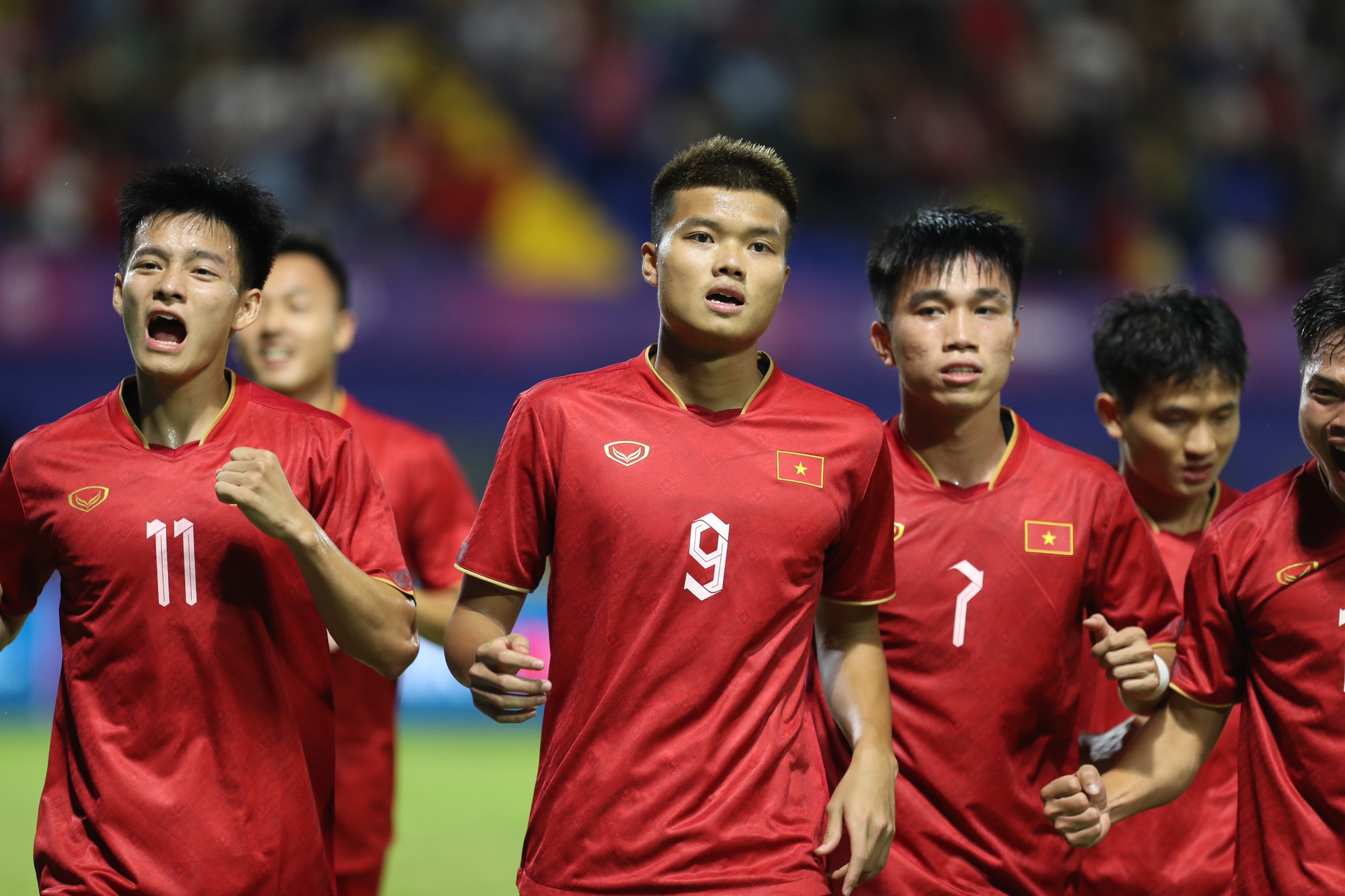 Văn Tùng hiện dẫn đầu danh sách ghi bàn ở SEA Games 32. (Ảnh: Văn Thỏa) Văn Tùng hiện dẫn đầu danh sách ghi bàn ở SEA Games 32. (Ảnh: Văn Thỏa)