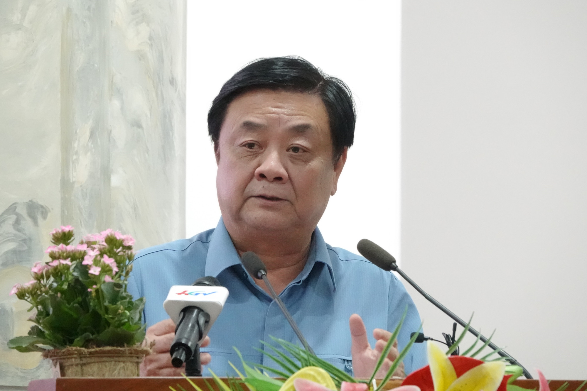 Bộ trưởng Bộ NN&amp;PTNT Lê Minh Hoan.