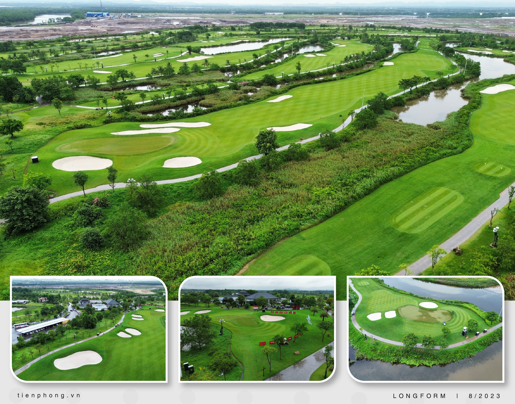 Khung cảnh tuyệt đẹp của Vinpearl Golf Hải Phòng. (Ảnh: Mạnh Thắng) Khung cảnh tuyệt đẹp của Vinpearl Golf Hải Phòng. (Ảnh: Mạnh Thắng)