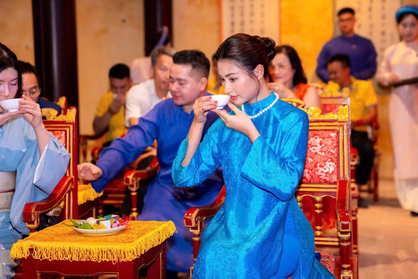 Hoa hậu Hoàn vũ Việt Nam - Miss Cosmo Vietnam 2023 Xuân Hạnh tham dự chương trình.