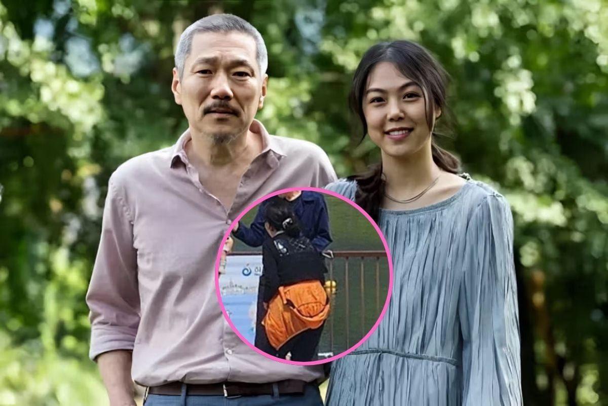 Hong Sang Soo và Kim Min Hee đã có mối quan hệ trong gần một thập kỷ kể từ khi cùng nhau làm việc trong bộ phim năm 2015, Right Now, Wrong Then và công khai thừa nhận mối quan hệ của mình trong buổi họp báo cho bộ phim năm 2017, On the Beach at Night Alone. Tuy nhiên, Hong Sang Soo vẫn còn người vợ hợp pháp vì đã thua kiện ly hôn vào năm 2019. Sinh năm 1982, Kim Min Hee trở thành mẹ ở tuổi 43 nhưng vẫn độc thân về mặt pháp lý. Do đó, con trai của họ được coi là sinh ngoài giá thú. Người ta vẫn chưa tiết lộ đứa trẻ được nhập vào sổ hộ khẩu của ai.