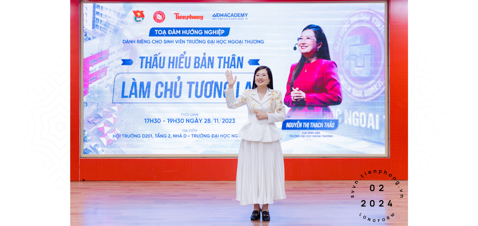 Diễn giả Nguyễn Thị Thạch Thảo là Đồng sáng lập Học viện Life Coach Quốc tế - GEIN Academy. Chị đã đạt nhiều chứng chỉ quốc tế như: MBTI Practitioner, NLP Master Practitioner, NLP Master Coach, NLP Trainer, Phương pháp trị liệu Time Line Therapy… Diễn giả Nguyễn Thị Thạch Thảo là Đồng sáng lập Học viện Life Coach Quốc tế - GEIN Academy. Chị đã đạt nhiều chứng chỉ quốc tế như: MBTI Practitioner, NLP Master Practitioner, NLP Master Coach, NLP Trainer, Phương pháp trị liệu Time Line Therapy…