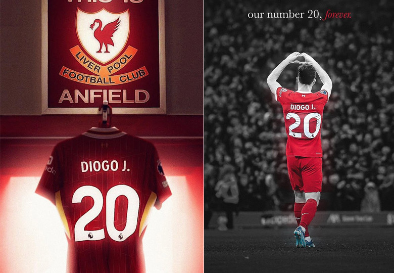 Liverpool sẽ treo vĩnh viễn số áo của cầu thủ xấu số Diogo Jota? | Báo điện  tử Tiền Phong