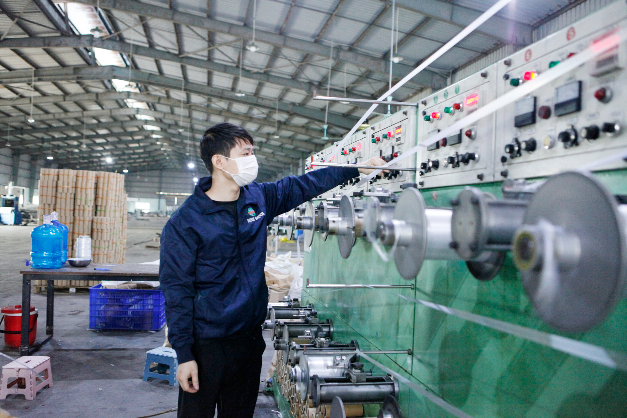 Cơ sở của sản xuất của doanh nghiệp tư nhân trong nước đầu tư tại khu công nghiệp ở tỉnh Bắc Ninh. Ảnh: Nguyễn Thắng.