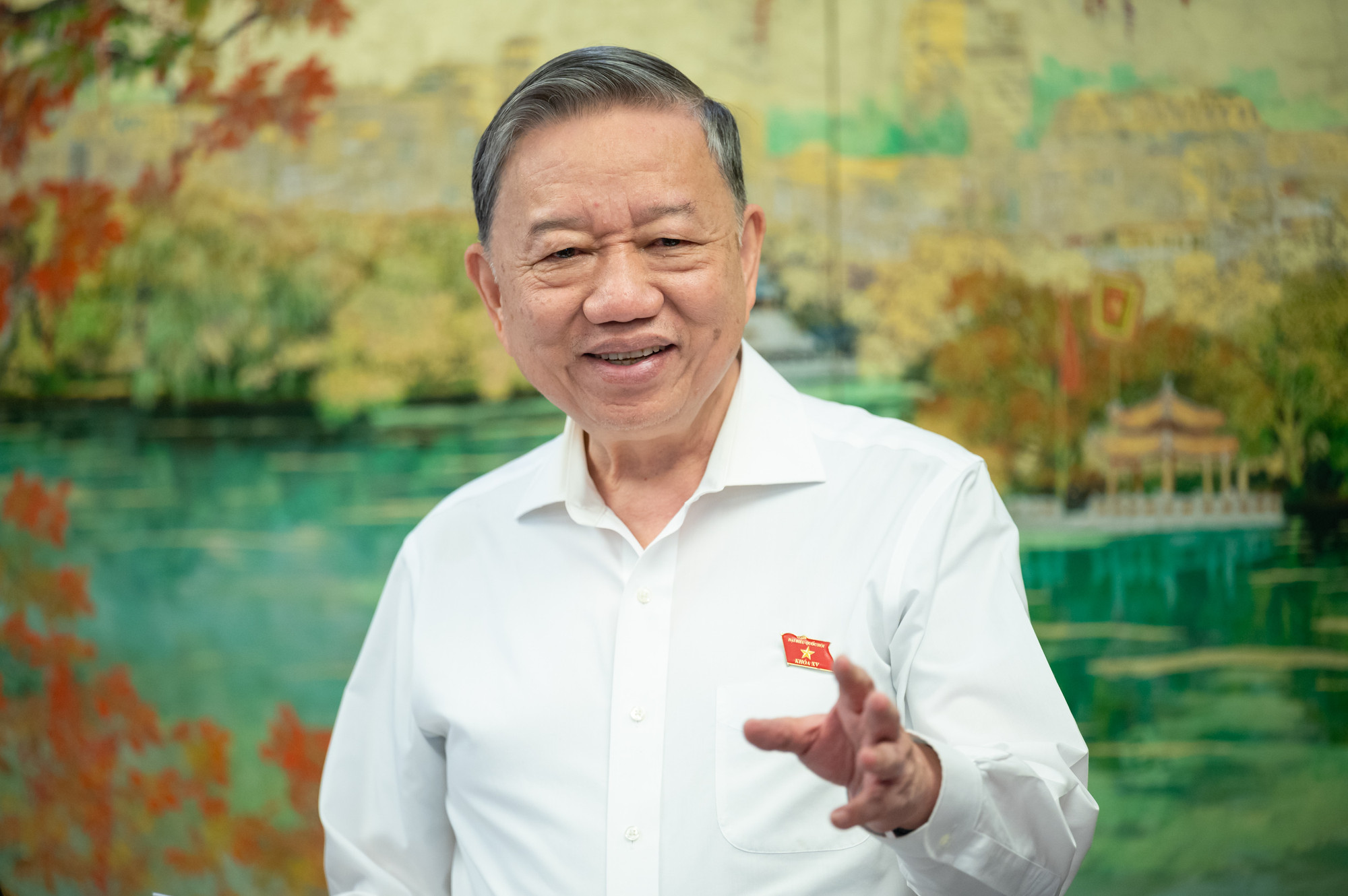 Tổng Bí thư Tô Lâm phát biểu tại phiên thảo luận ở tổ tại Kỳ họp thứ 8, Quốc hội khóa XV. Tổng Bí thư Tô Lâm phát biểu tại phiên thảo luận ở tổ tại Kỳ họp thứ 8, Quốc hội khóa XV.