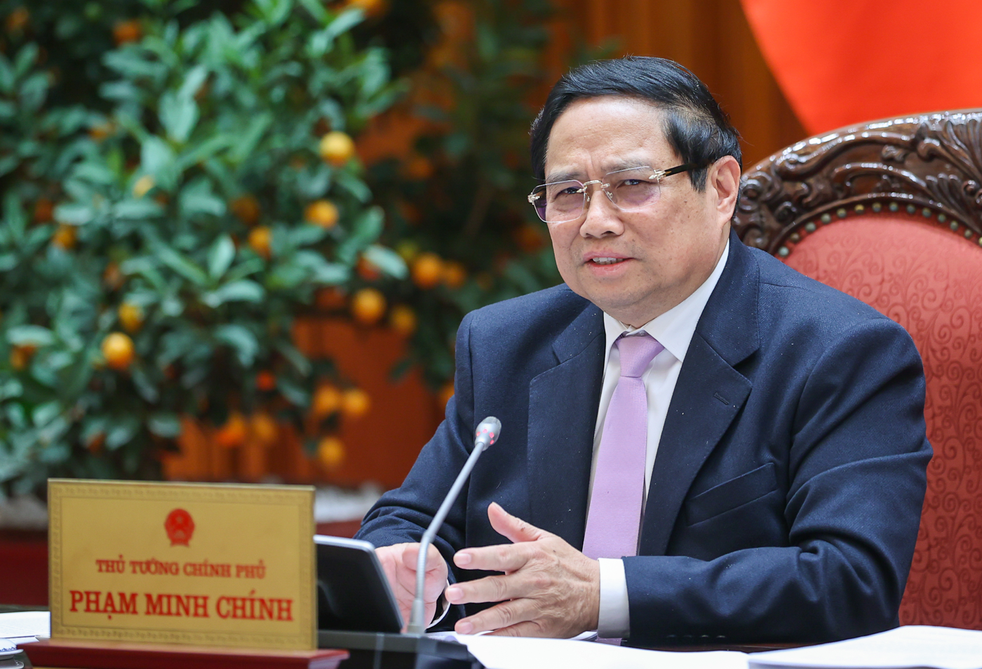 Thủ tướng Phạm Minh Chính và các thành viên Chính phủ tại cuộc họp sắp xếp, tinh gọn bộ máy Thủ tướng Phạm Minh Chính và các thành viên Chính phủ tại cuộc họp sắp xếp, tinh gọn bộ máy