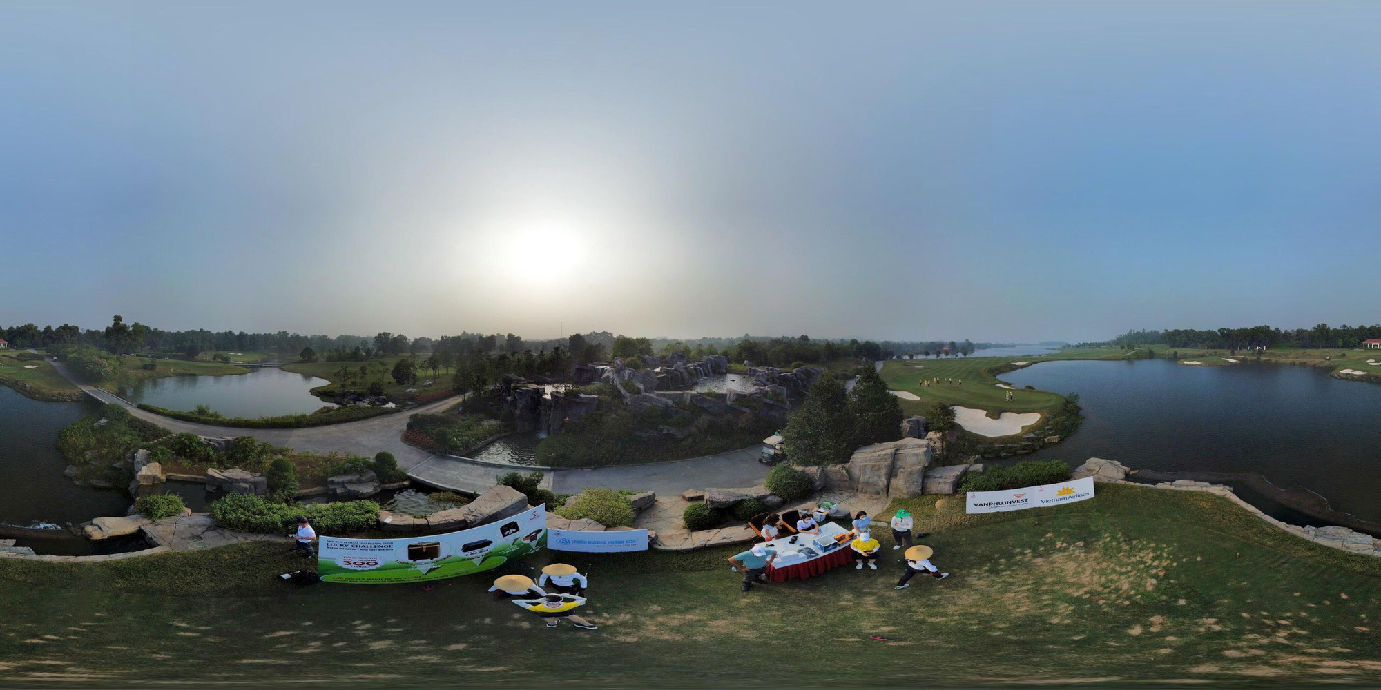 Tiền Phong Golf Championship 2021 trên sân Kings Course và Mountainview thuộc CLB golf BRG Kings Island Golf Resort (Đồng Mô, Sơn Tây, Hà Nội).