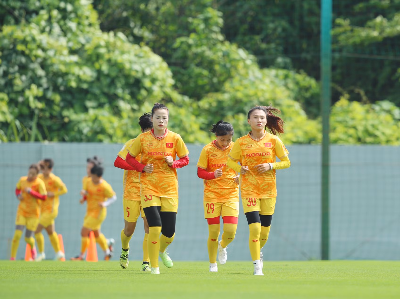 Đội tuyển nữ Việt Nam bước vào giai đoạn chuẩn bị nước rút cho World Cup 2023 (ảnh Anh Đoàn)
