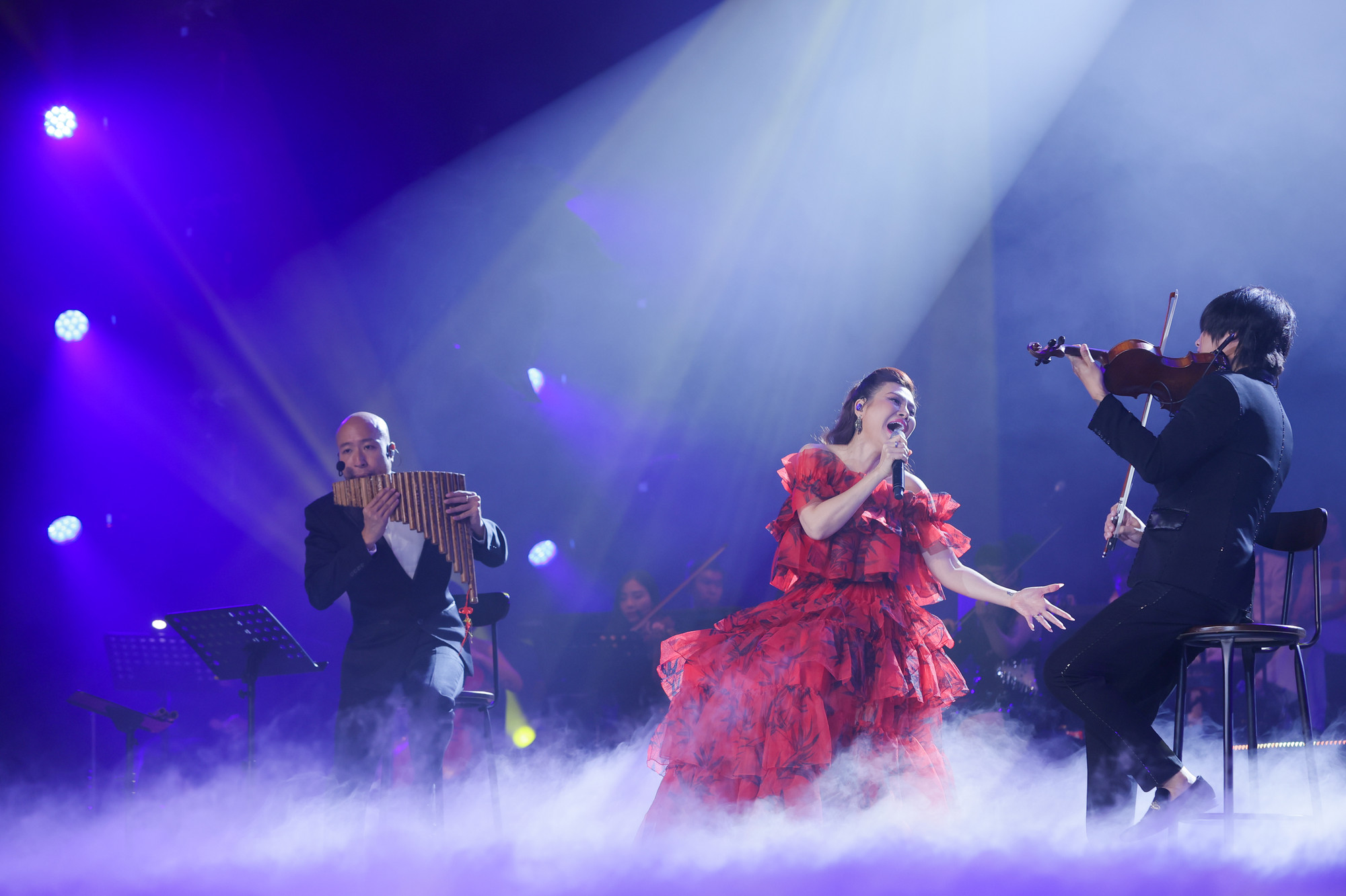 Mơ về nơi xa lắm được thể hiện cùng nhạc cụ hiếm gặp - sáo nai. Ảnh: BTC