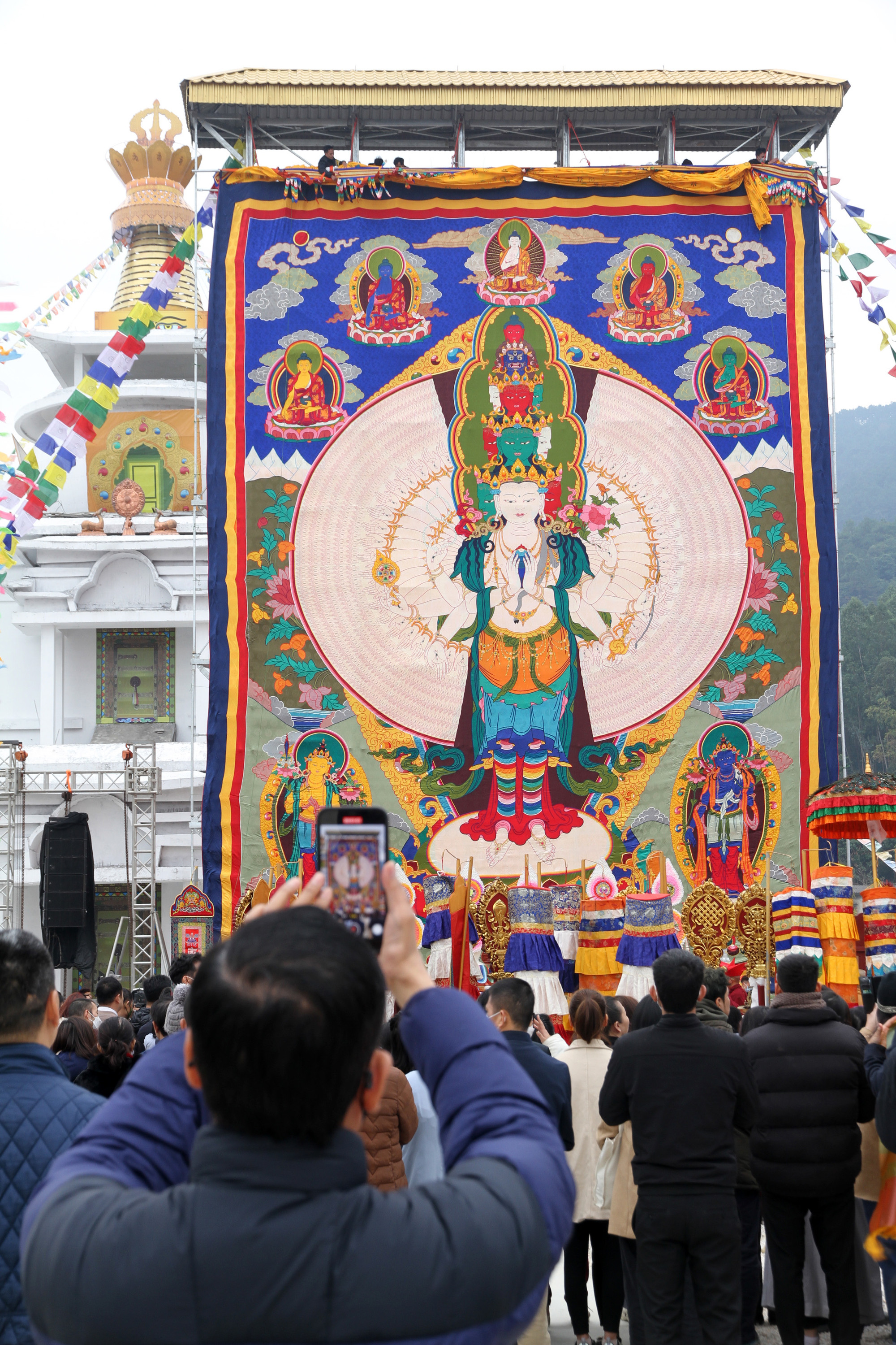 Độc đáo Lễ hội Phật giáo Kim Cương thừa tại Đại bảo tháp Tây Thiên ảnh 5 Độc đáo Lễ hội Phật giáo Kim Cương thừa tại Đại bảo tháp Tây Thiên ảnh 5