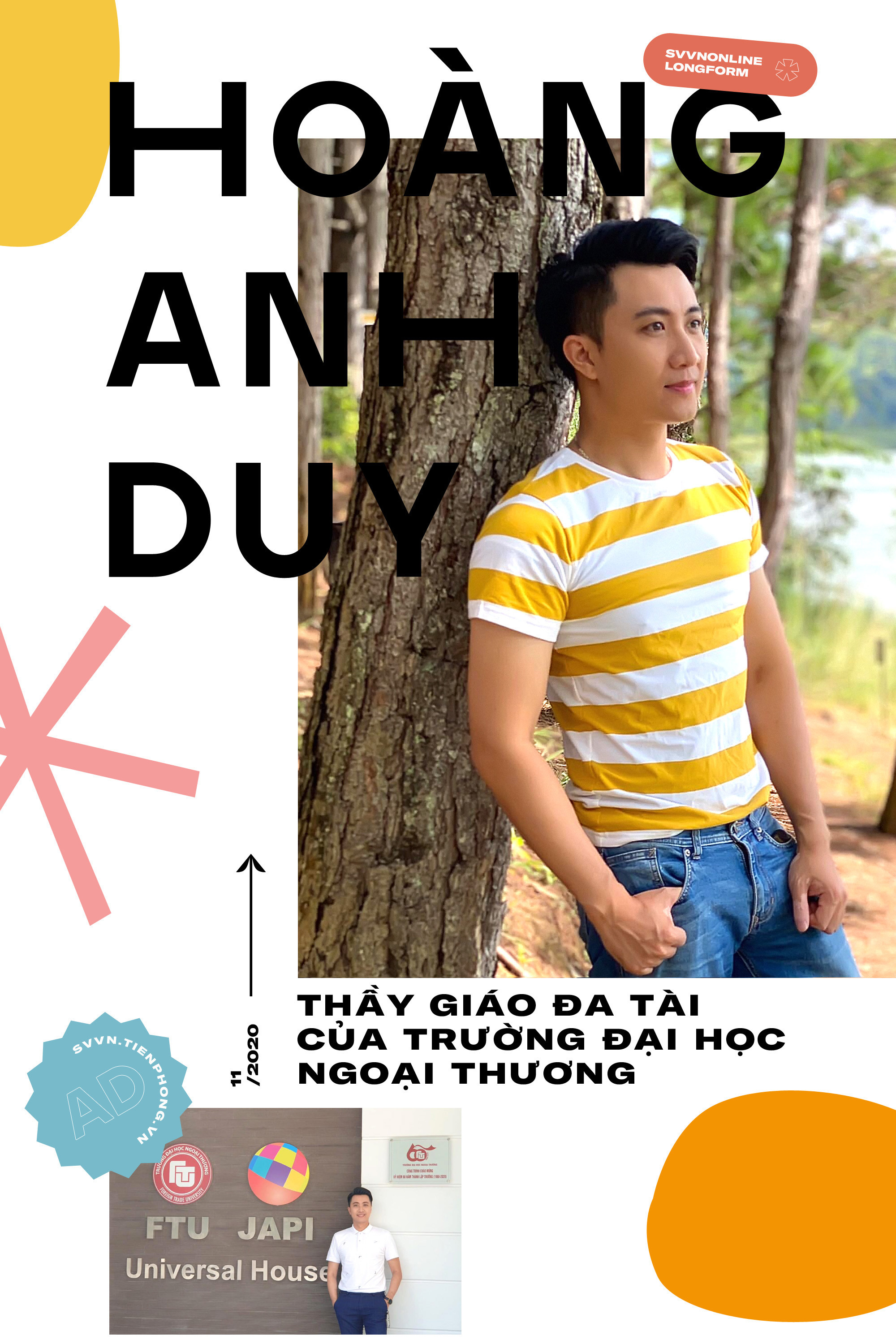 Hoàng Anh Duy- Thầy giáo đa tài của trường Đại học Ngoại thương