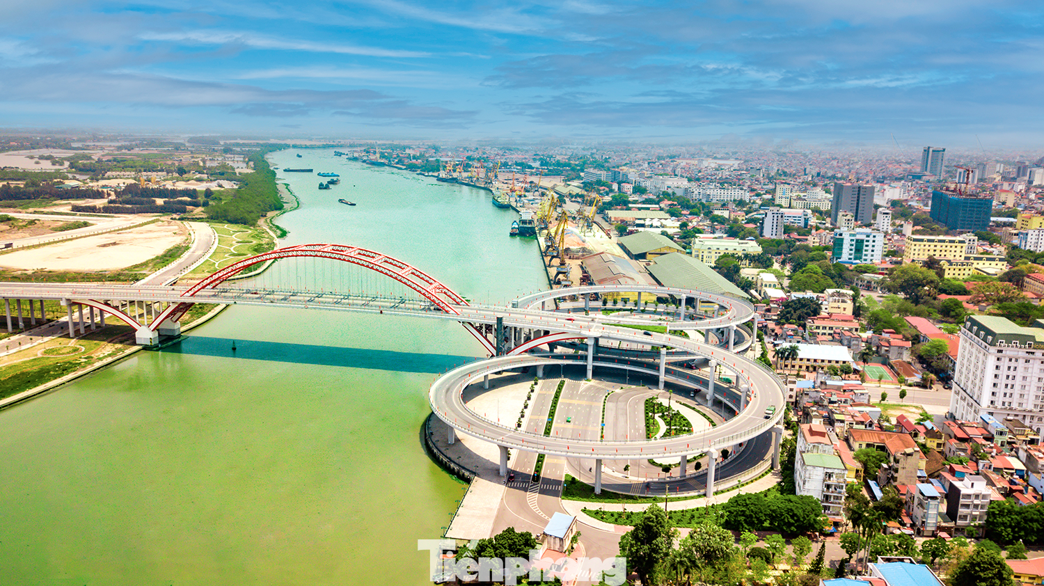 Một góc thành phố Thuỷ Nguyên trong thành phố Hải Phòng.