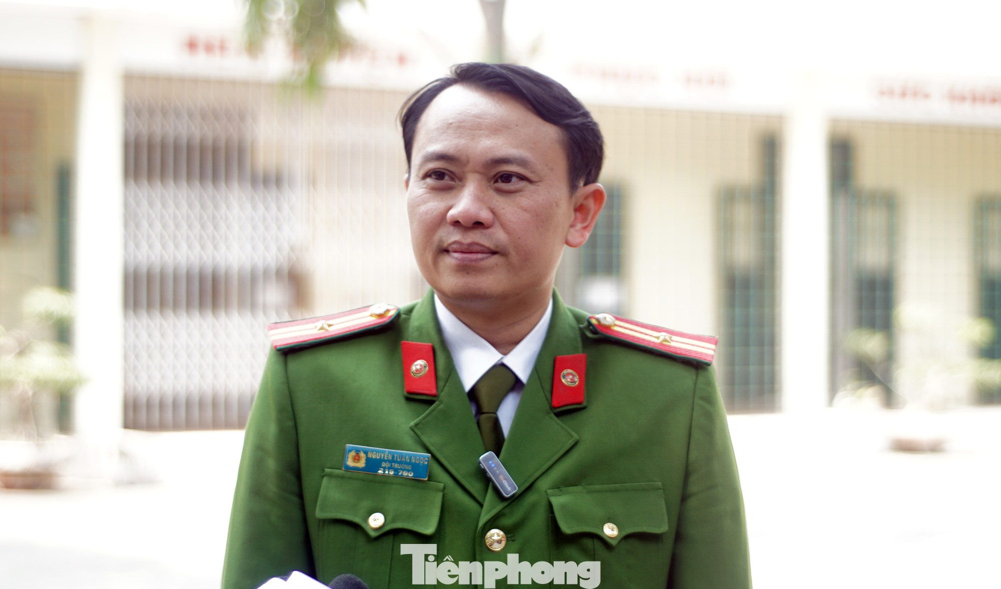 Thiếu tá Nguyễn Tuấn Ngọc - Trưởng Cơ sở cai nghiện số 1.