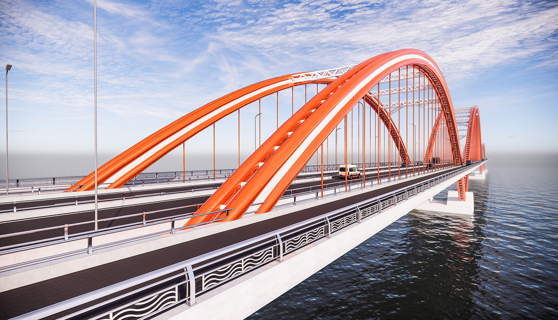 Thiết kế cầu Thượng Cát đường Vành đai 3,5 vượt sông Hồng do TEDI thực hiện.