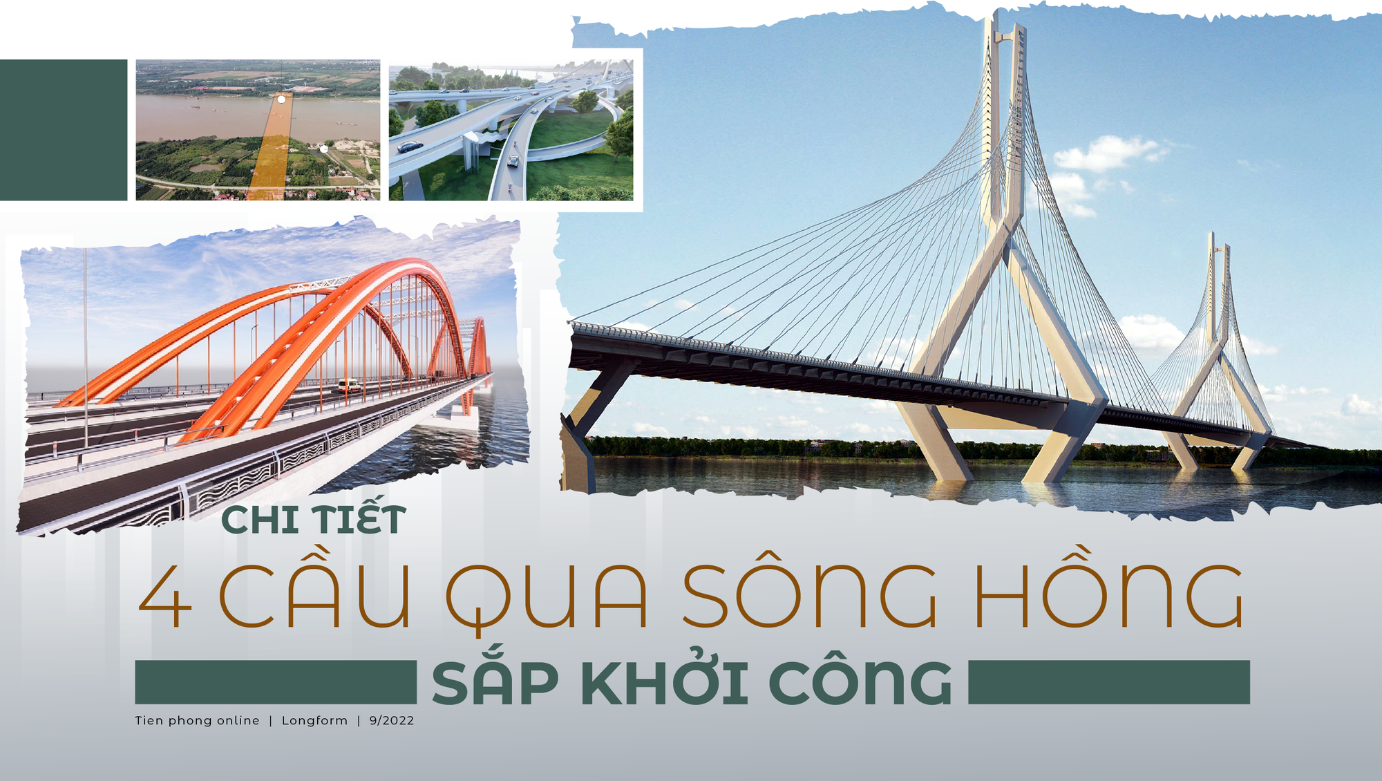 4 cầu vượt sông Hồng chuẩn bị khởi công xây dựng 