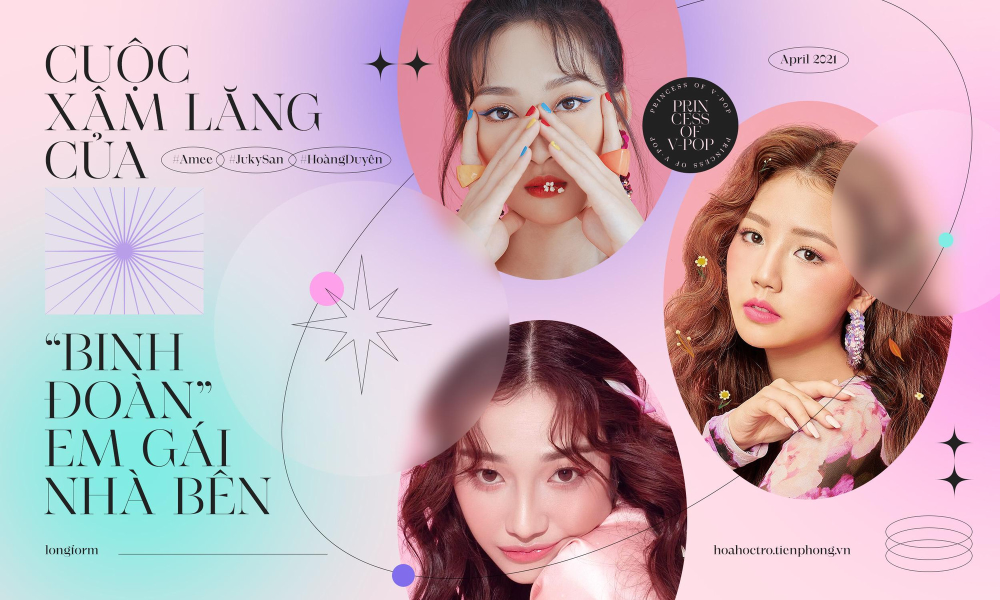 Đặt ngôi sao hi vọng vào 3 nàng "công chúa mới" của V-Pop: Amee, Hoàng Duyên, Juky San 