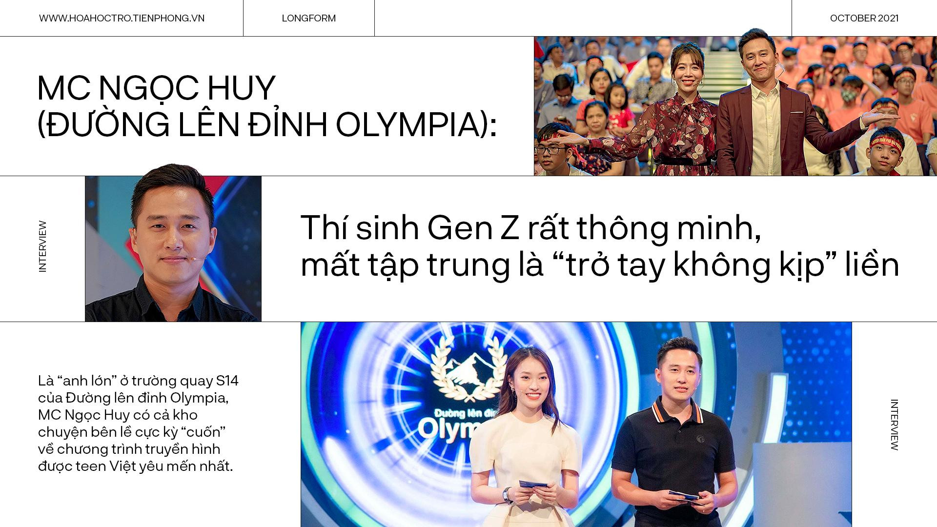 BTV Ngọc Huy (Đường Lên Đỉnh Olympia): Thí sinh Gen Z không chỉ "mặn" còn rất thông minh