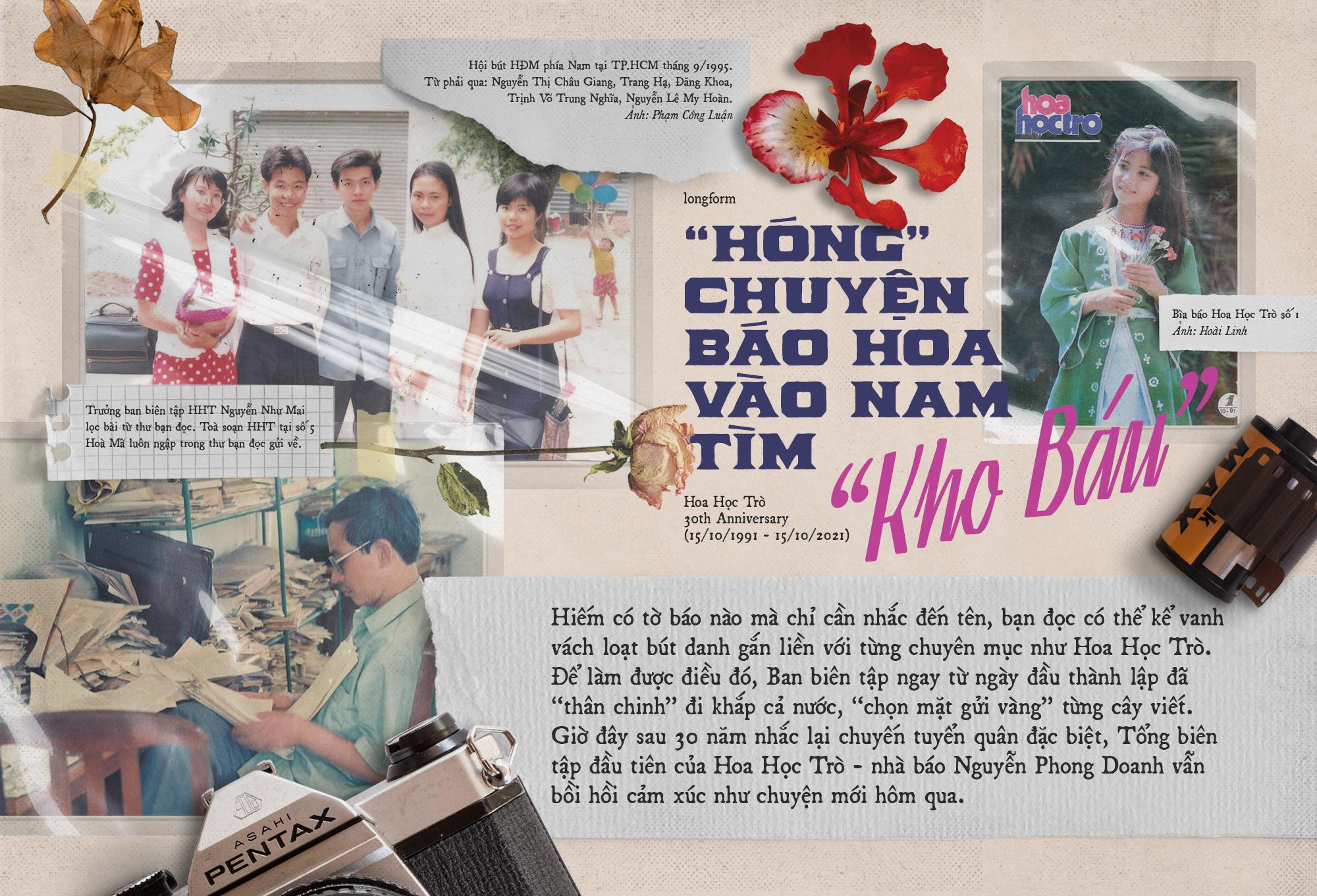 Hoa Học Trò 30 Năm: “Hóng” chuyện báo Hoa vào Nam tìm “kho báu”