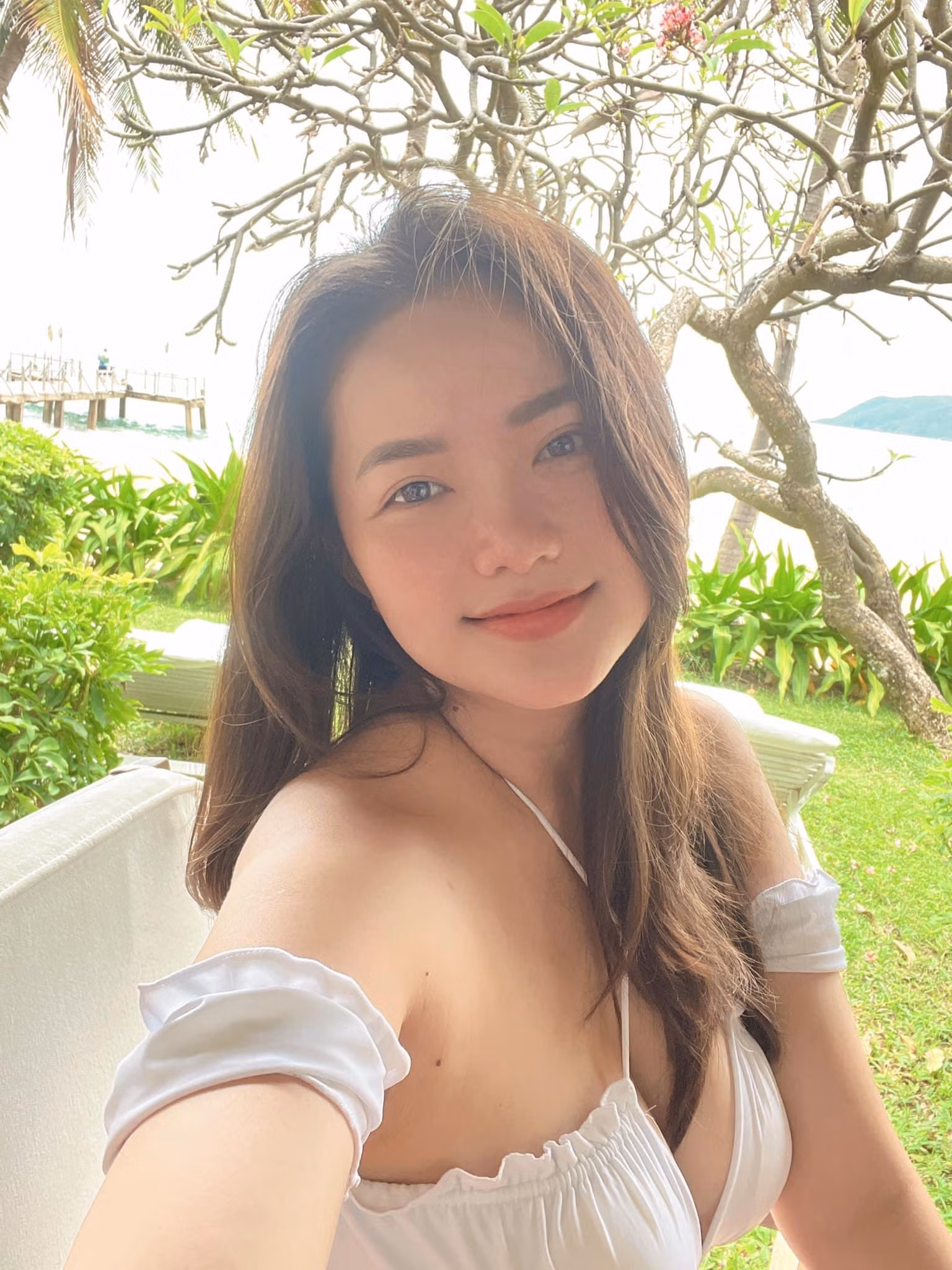 Như Thảo hài lòng với vóc dáng hiện tại.