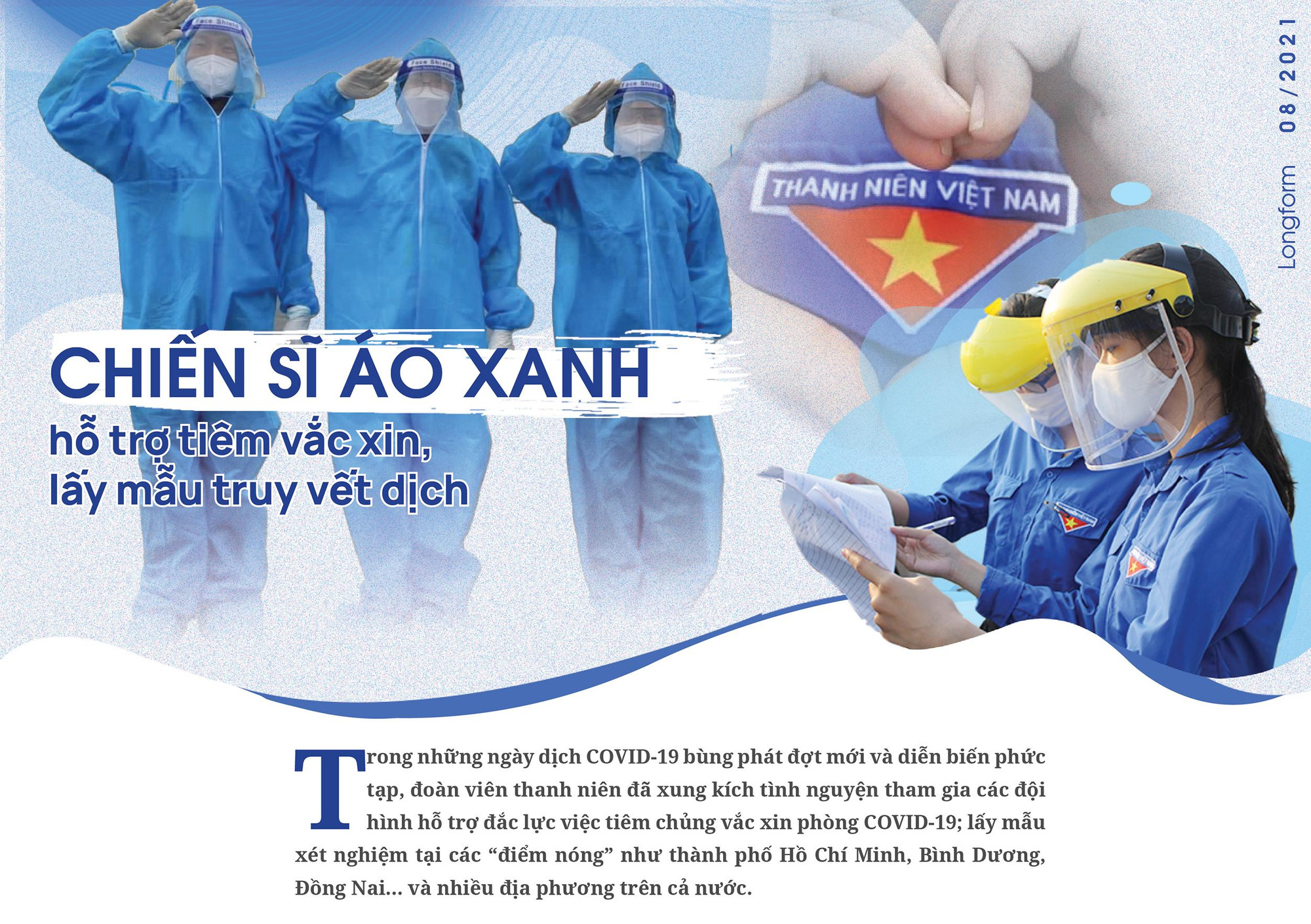 Thanh niên cả nước 'Tiên phong -Tương trợ - Thích ứng' chống dịch COVID