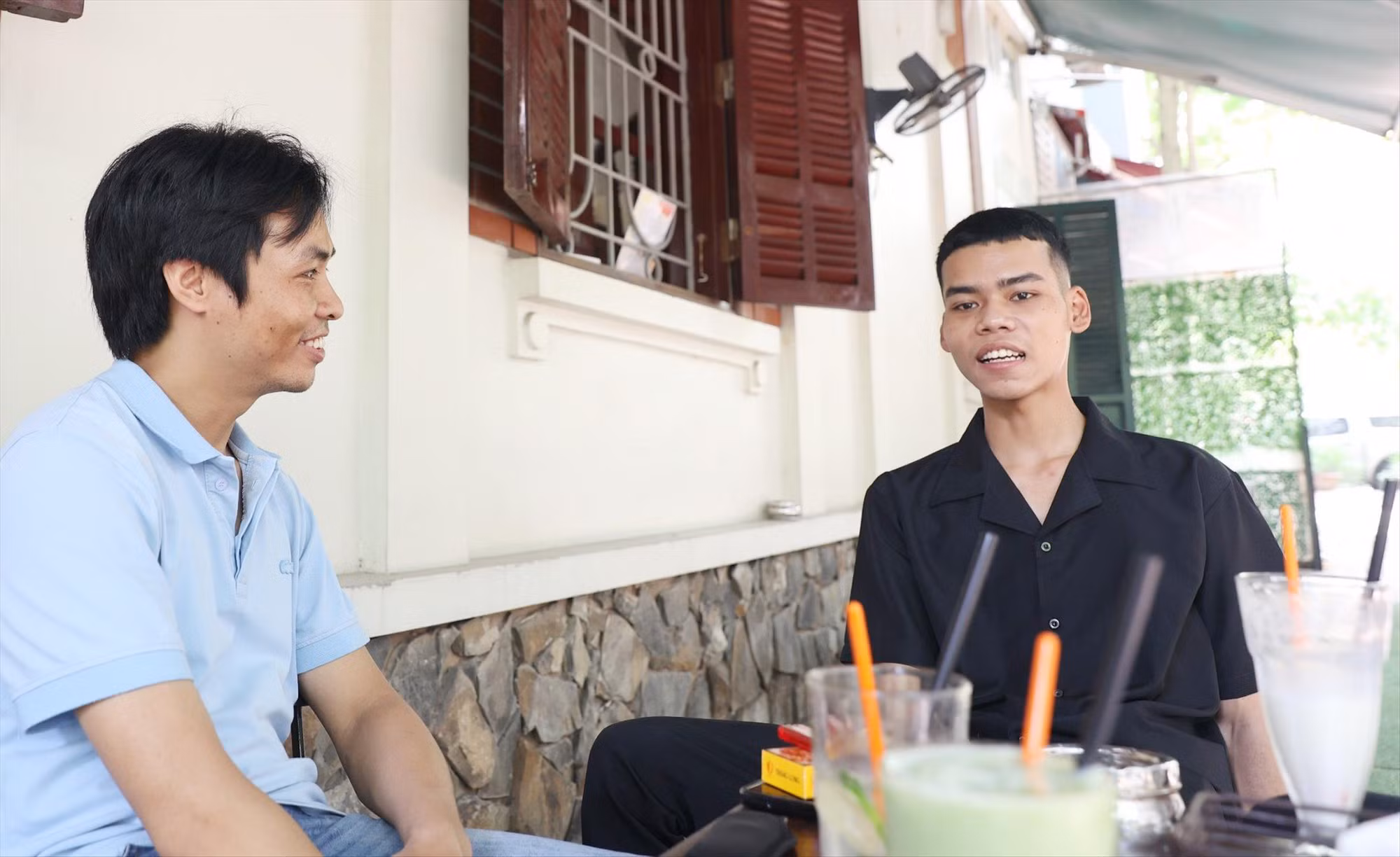 Đồng Văn Tuấn trò chuyện với phóng viên Tiền Phong. Ảnh: Trọng Tài