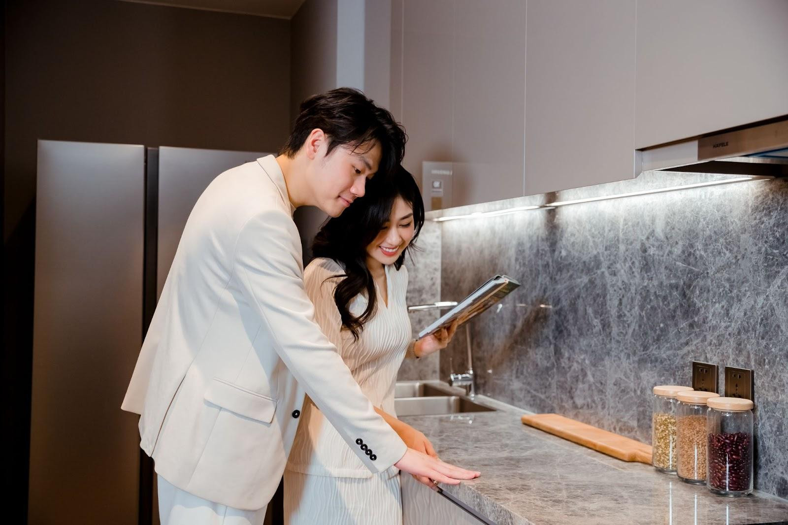 Không gian bếp thông minh giúp mở rộng diện tích sử dụng