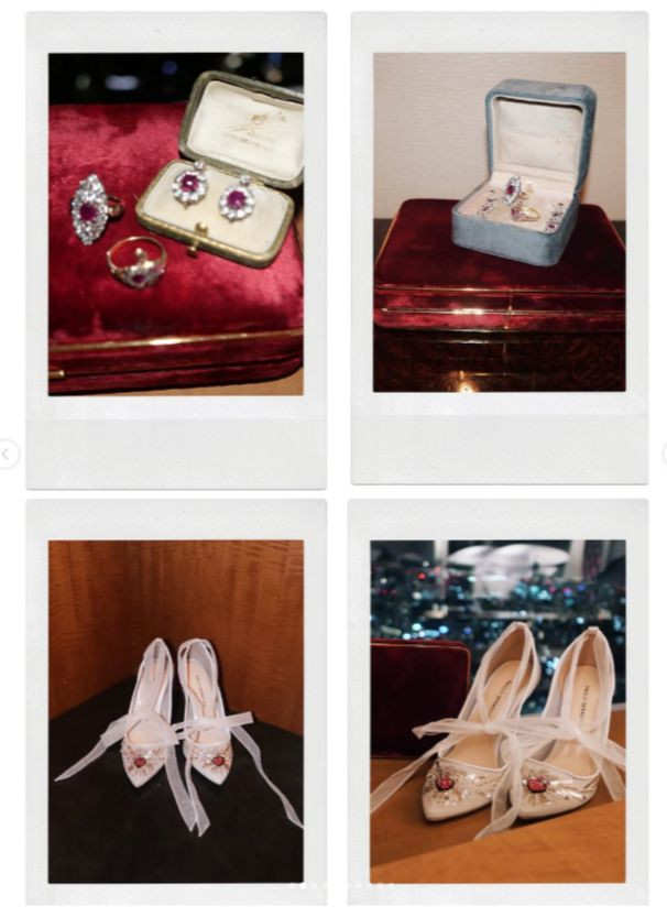 Phụ kiện đi kèm không kém phần tinh xảo, góp phần tôn thêm nét rực rỡ của tổng thể trang phục. Ảnh: @sarahslutsky