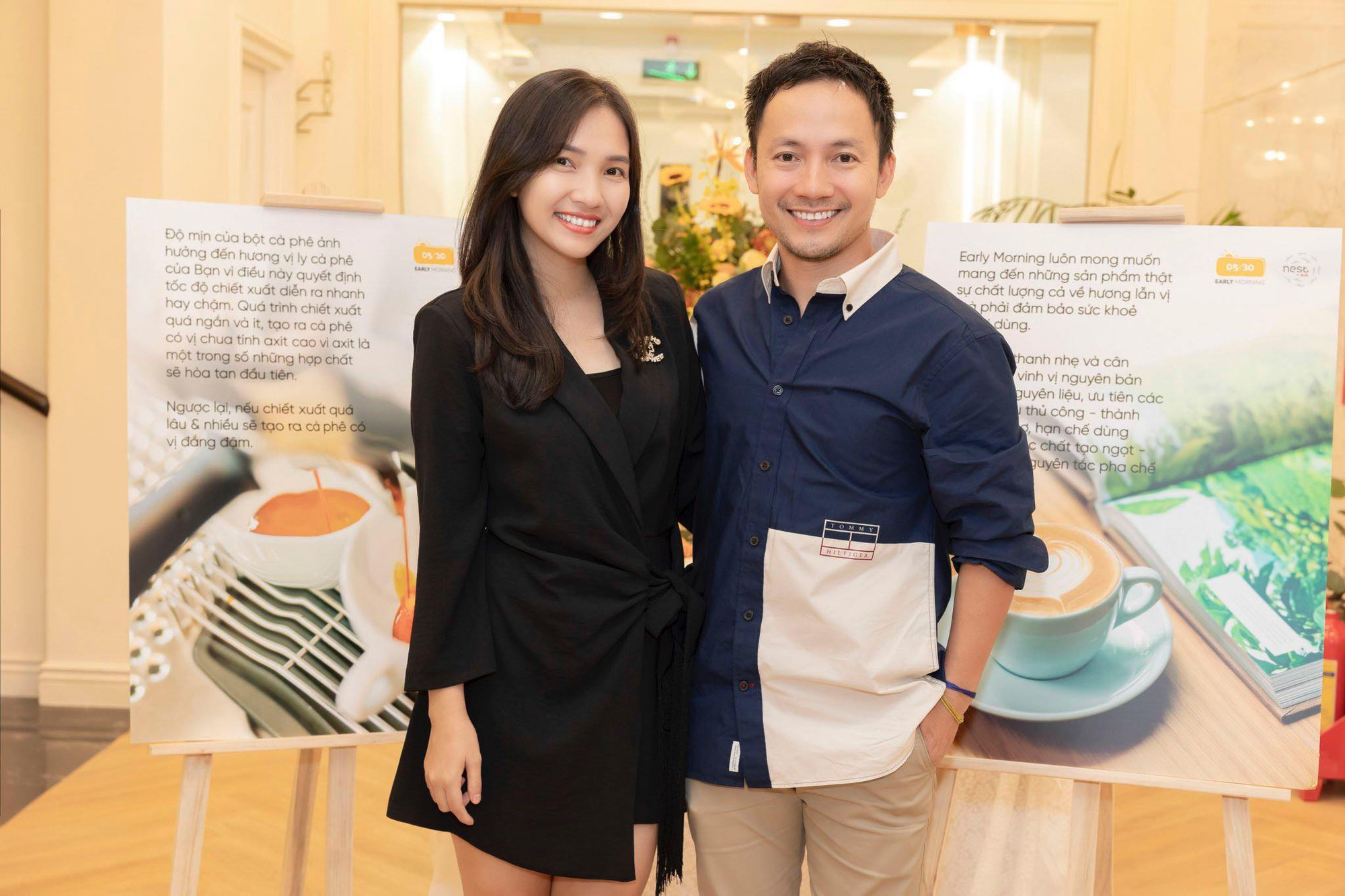 Vợ chồng rapper Tiến Đạt, Thụy Vy. Vợ chồng rapper Tiến Đạt, Thụy Vy.