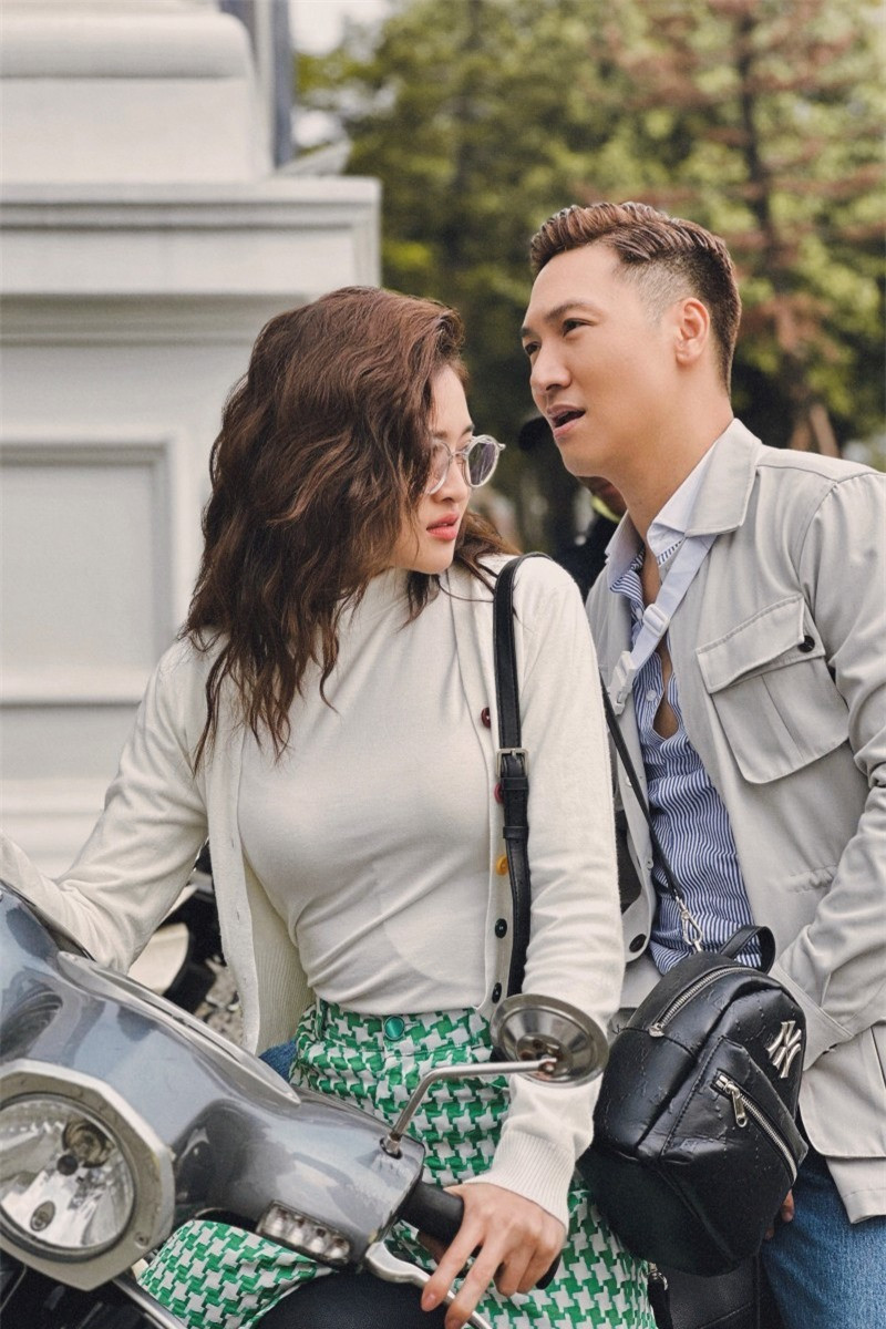 Thùy Anh và Mạnh Trường lần đầu đóng cặp. Ảnh: FBNV. Thùy Anh và Mạnh Trường lần đầu đóng cặp. Ảnh: FBNV.