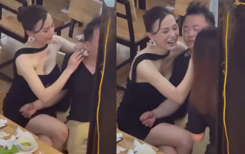 Ảnh tình cảm của Phương Oanh và Shark Bình bị chia sẻ rầm rộ trên mạng xã hội.