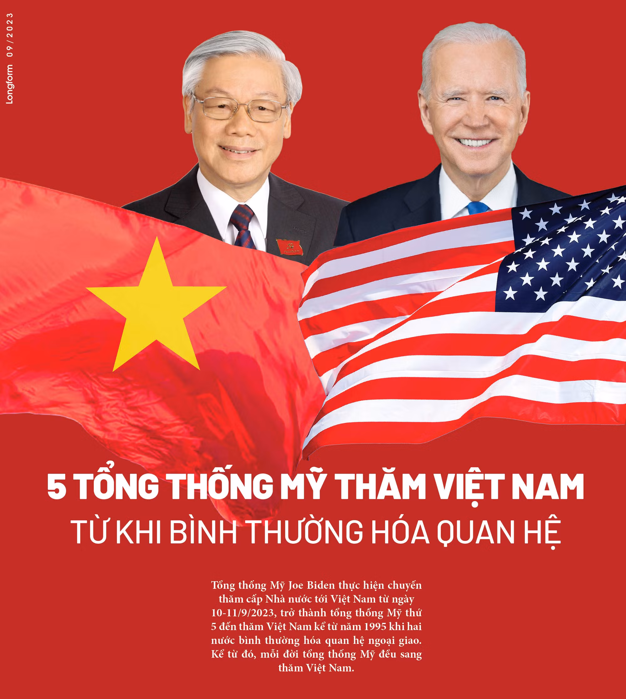 5 tổng thống Mỹ thăm Việt Nam từ khi bình thường hóa quan hệ