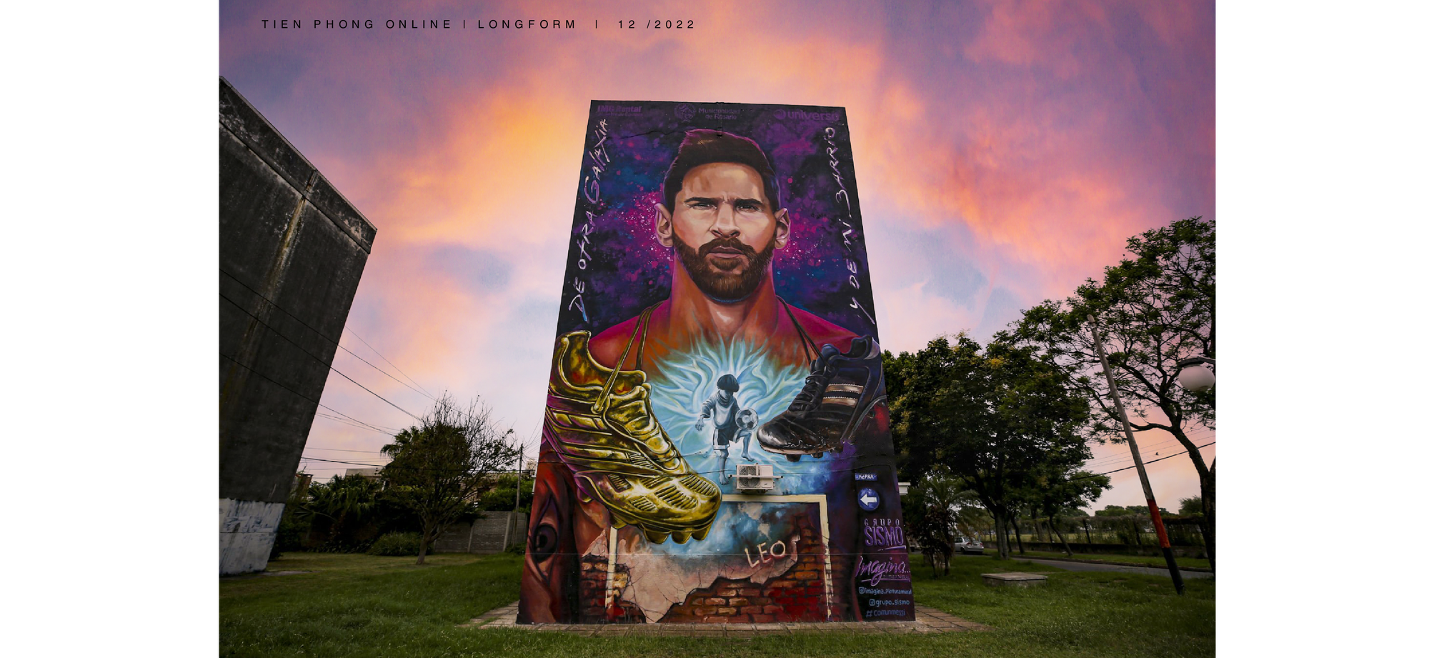 Hình ảnh Messi tại khu phố nơi anh sinh ra. Hình ảnh Messi tại khu phố nơi anh sinh ra.