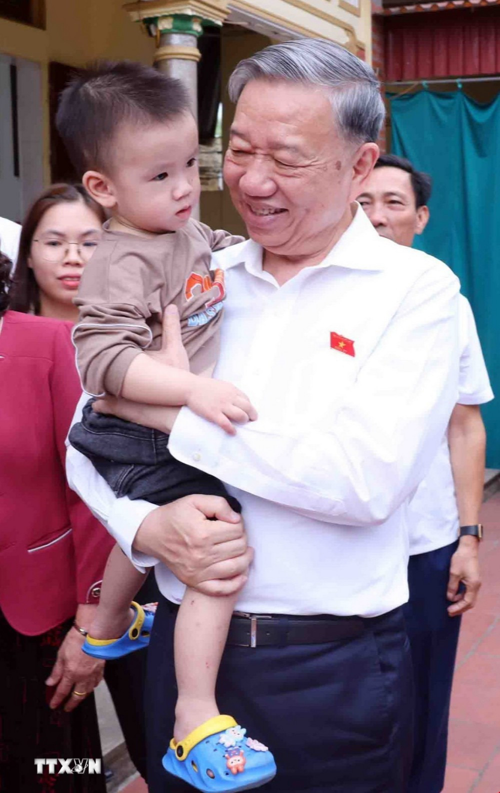 Tổng Bí thư Tô Lâm trong một lần về thăm Hưng Yên. Ảnh: TTXVN.