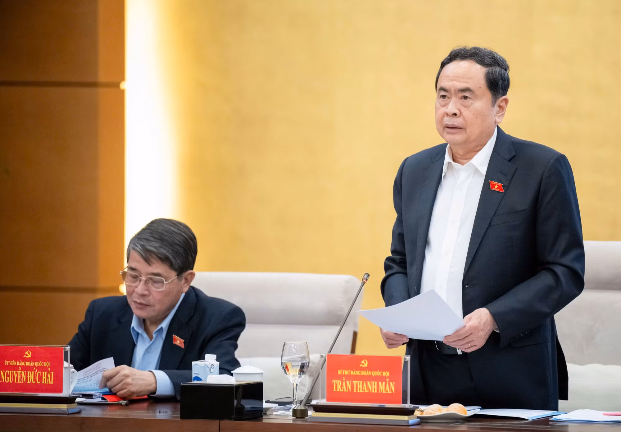 Chủ tịch Quốc hội Trần Thanh Mẫn chủ trì phiên họp tổng kết thực hiện Nghị quyết số 18 tại các cơ quan Quốc hội