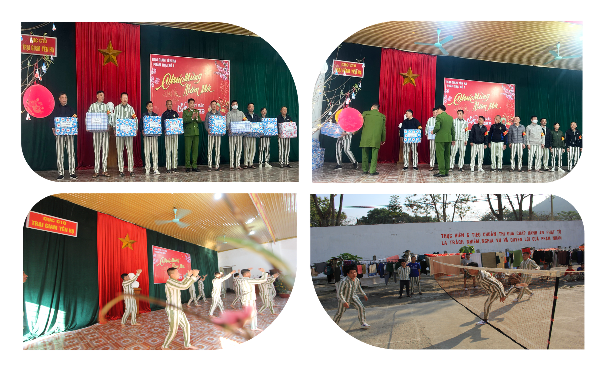 Một số hình ảnh hoạt động của phạm nhân Trại giam Yên Hạ