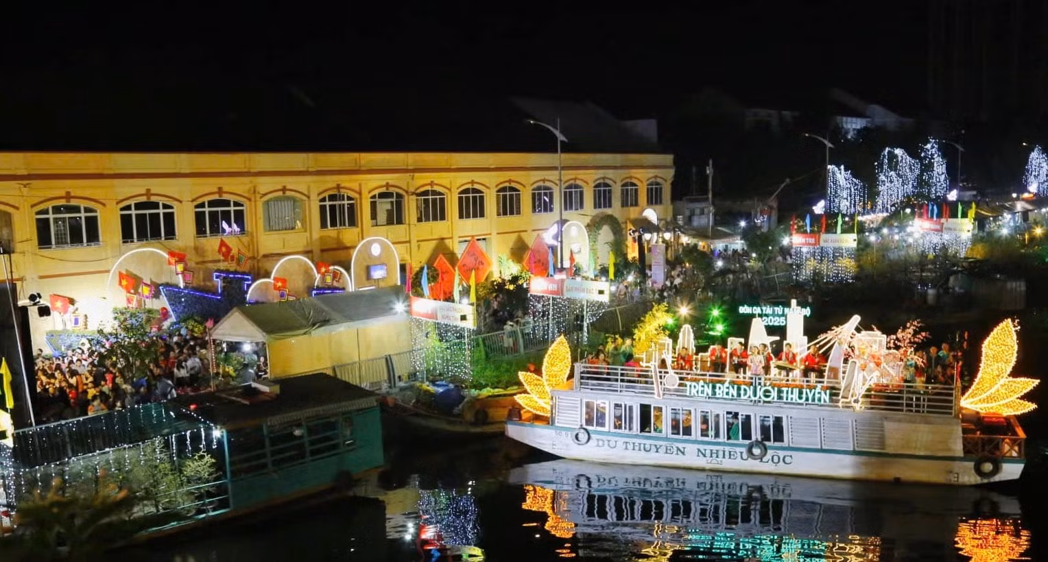 "Trên bến dưới thuyền" nhìn từ trên cao