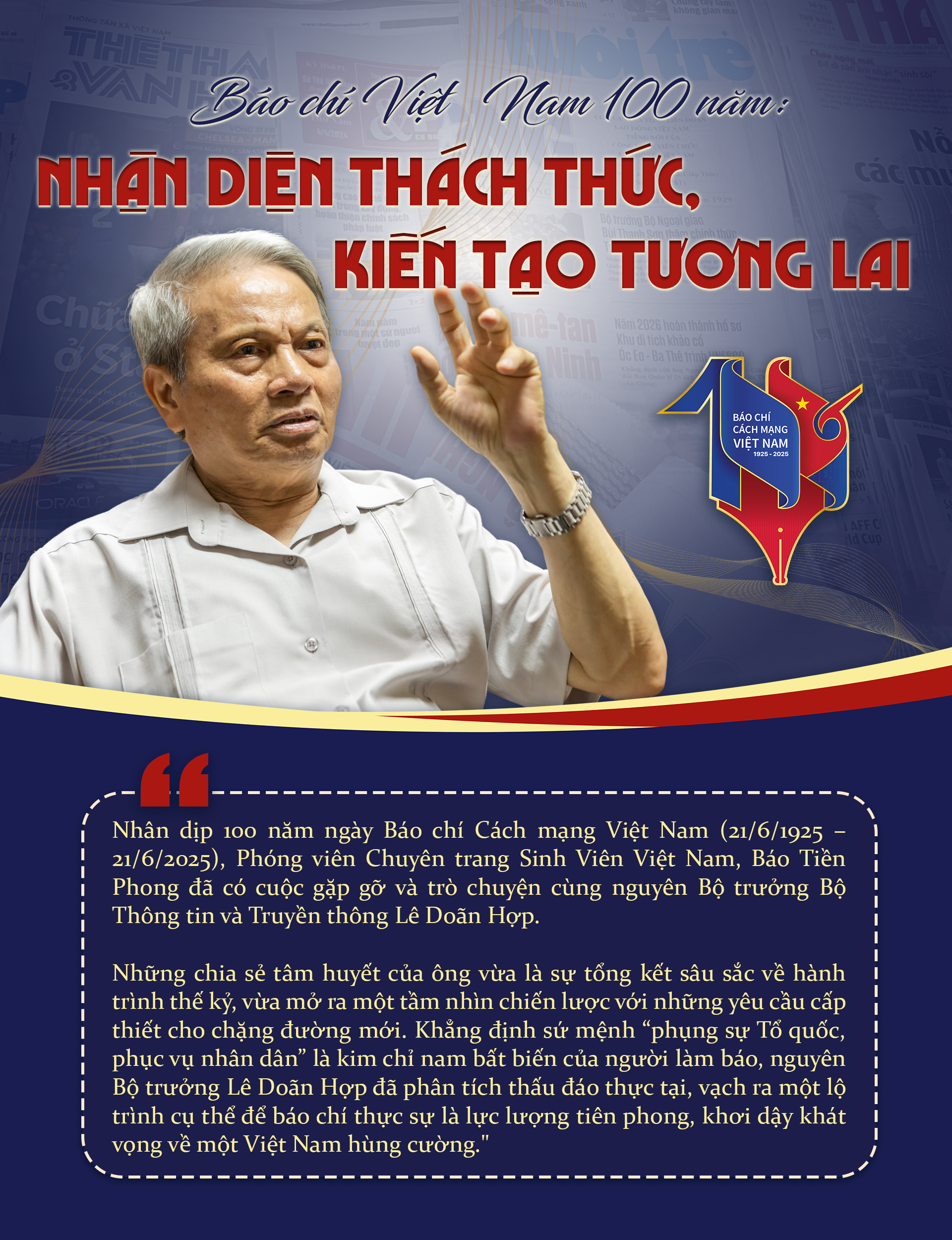 100 năm Báo chí Cách mạng Việt Nam: Nhận diện thách thức, kiến tạo tương lai