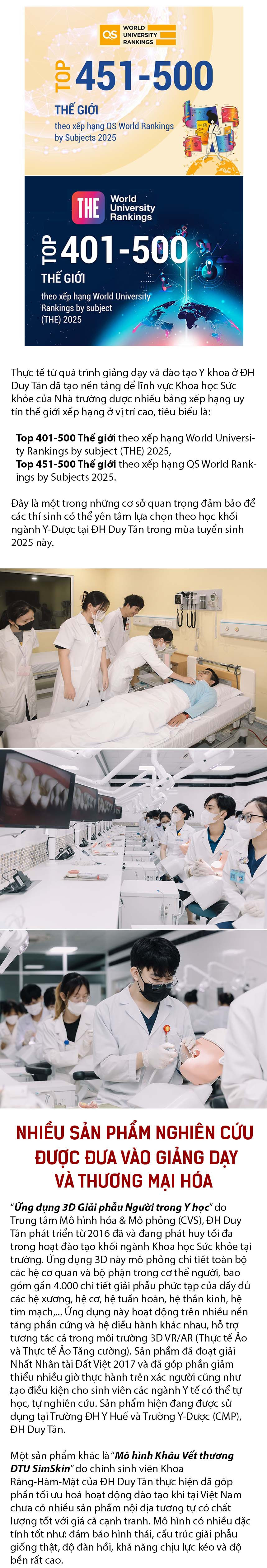 Ngành Bác sĩ Đa khoa và Bác sĩ Răng-Hàm-Mặt ở DTU với nhiều ghi nhận về Đào tạo và Nghiên cứu ảnh 5