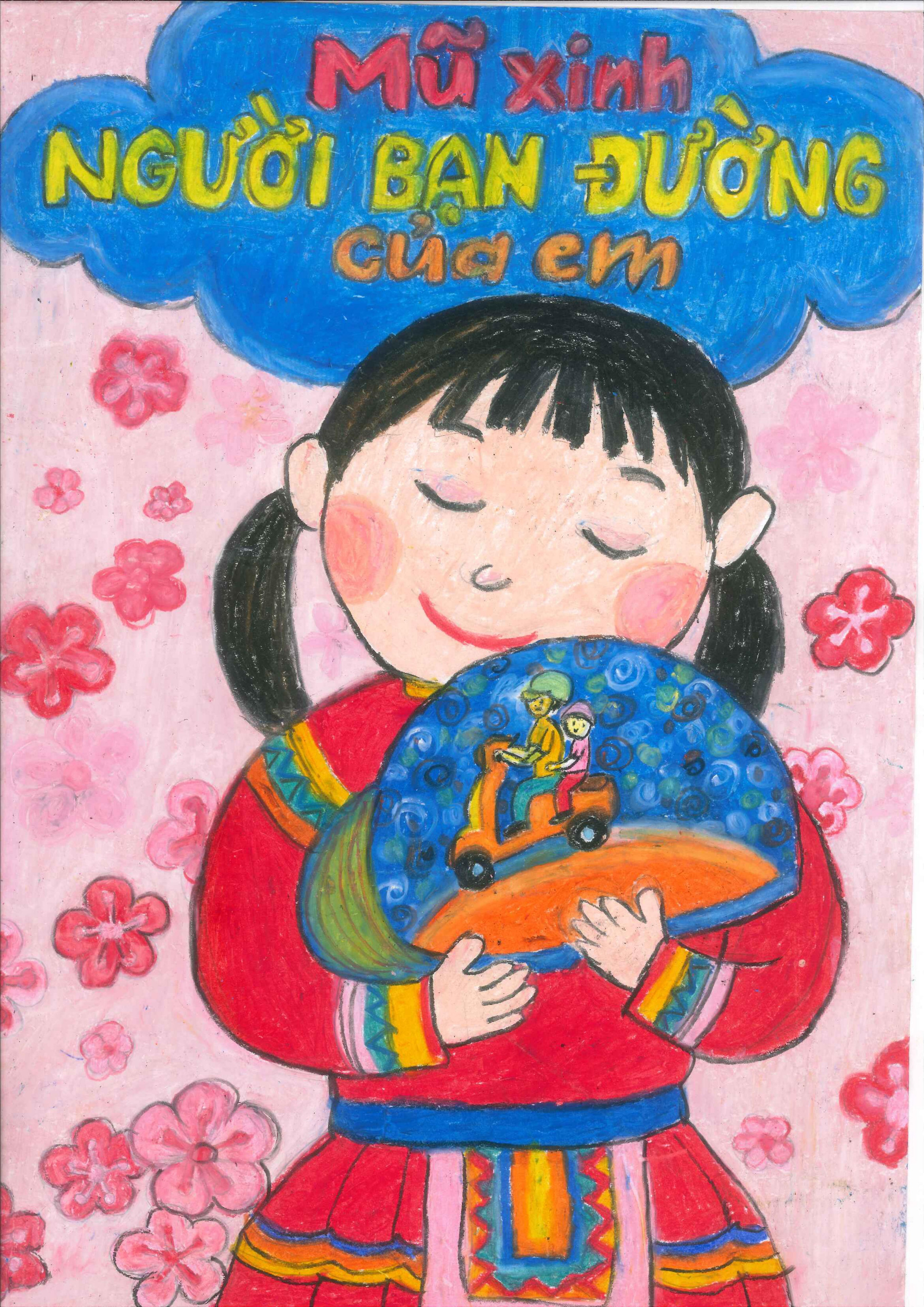 Hơn 800 học sinh đoạt giải sáng tác tranh 'Đội mũ xinh – Bảo vệ chúng mình' ảnh 3